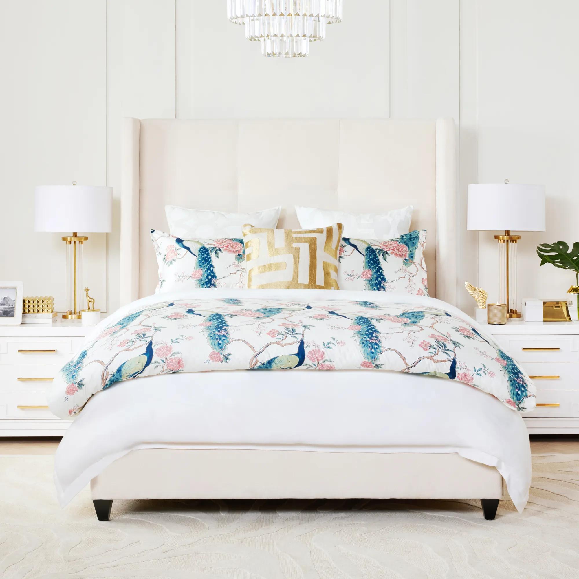 Pavo Bedding - Ivory