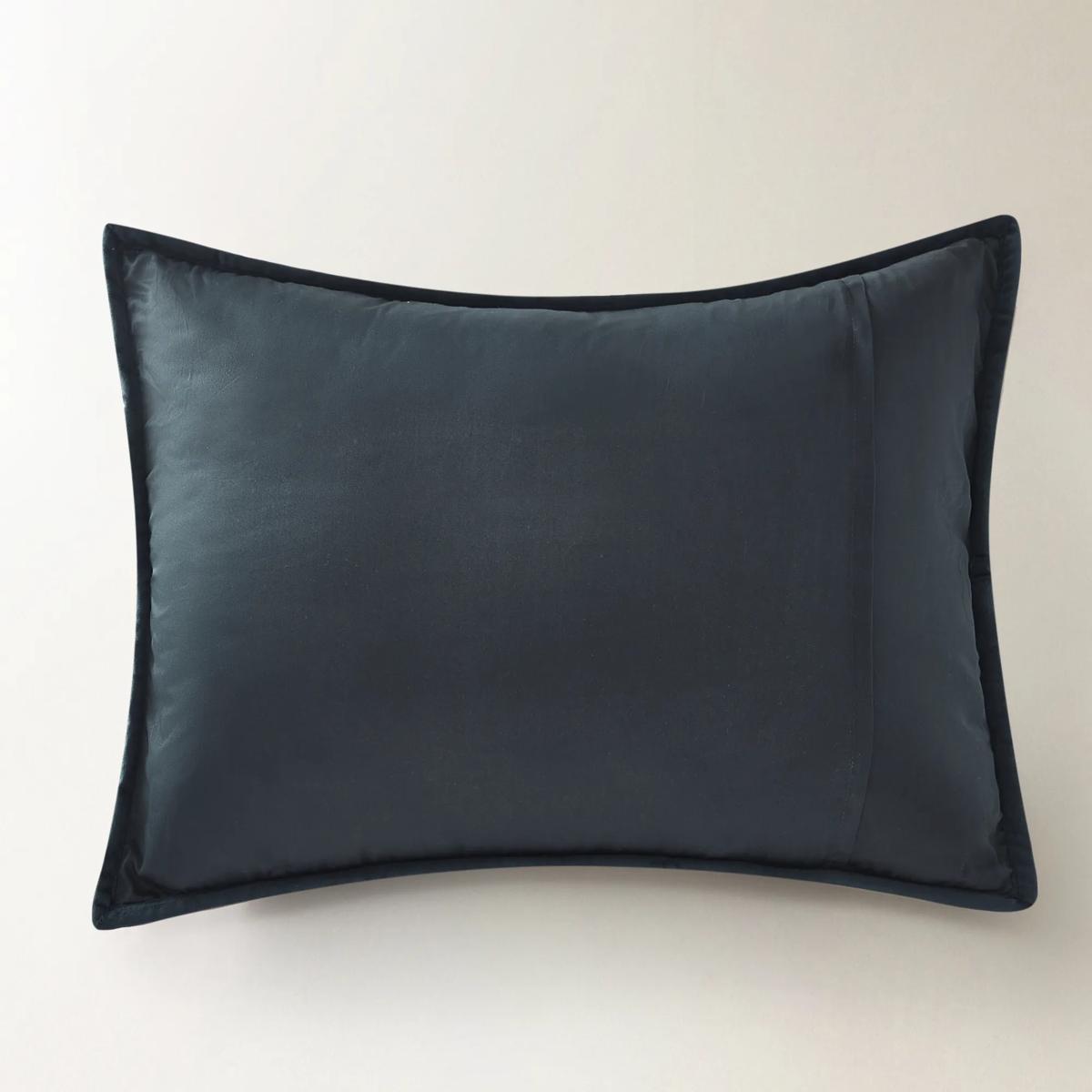 Madera Velvet Coverlet Set - Midnight Blue