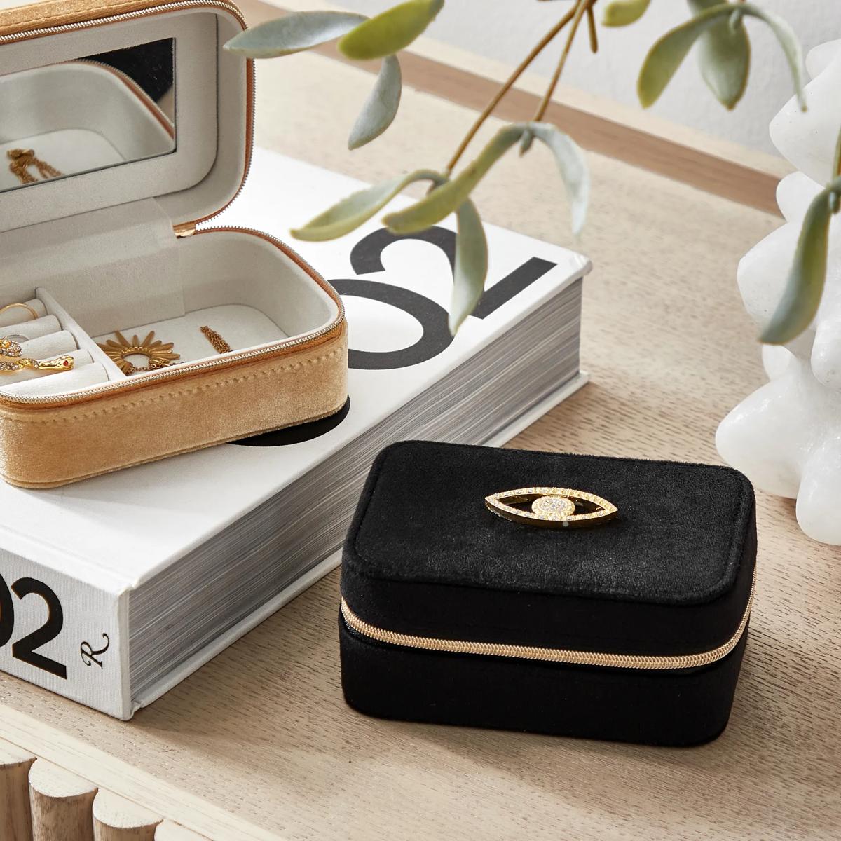 Velvet Jewelry Case - Black