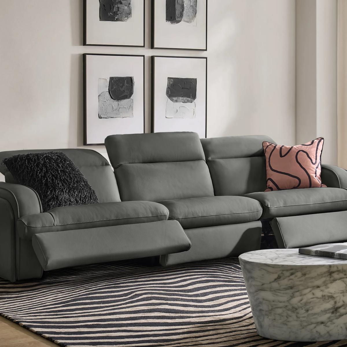 Terra Reclining Leather Sofa