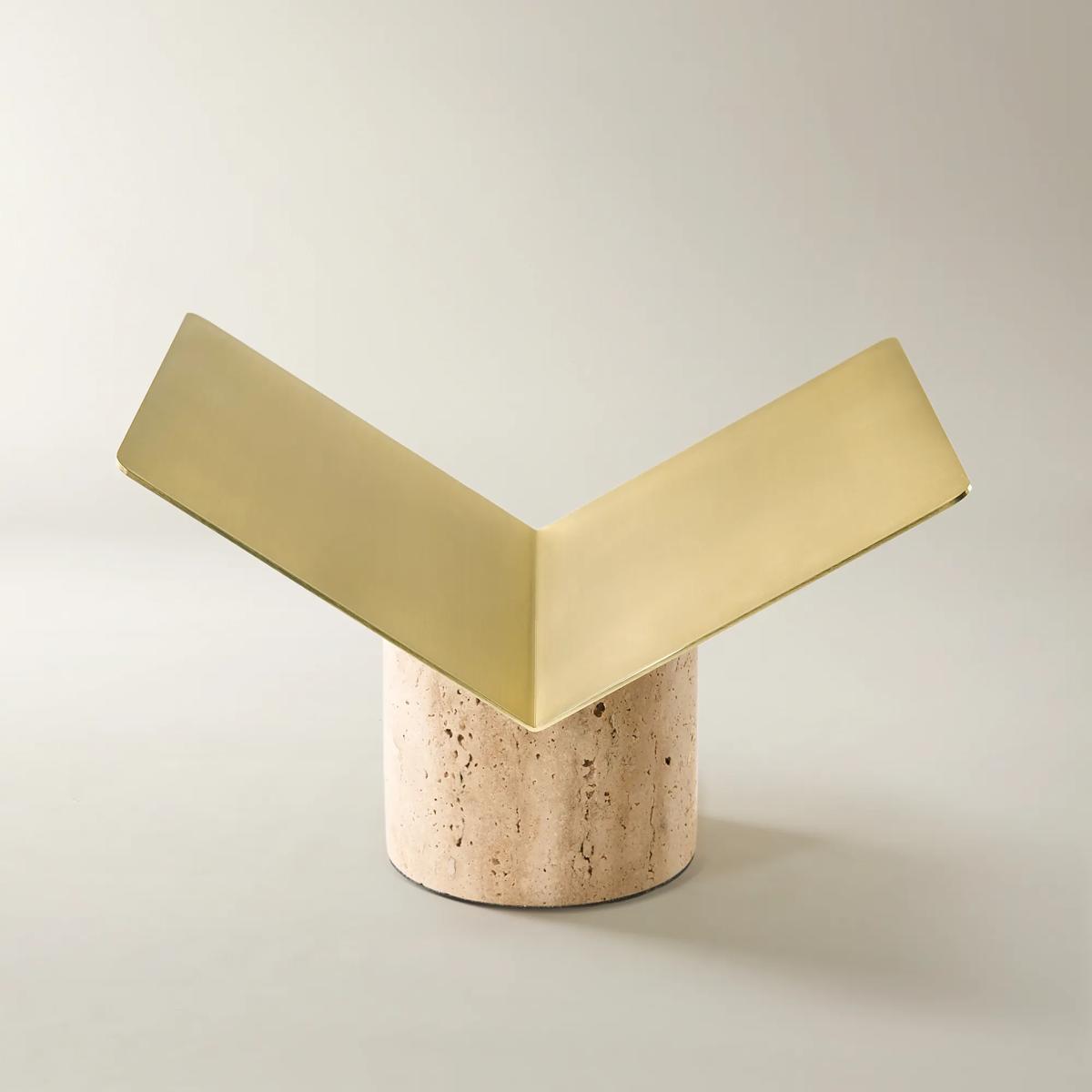 Travertine Book Stand
