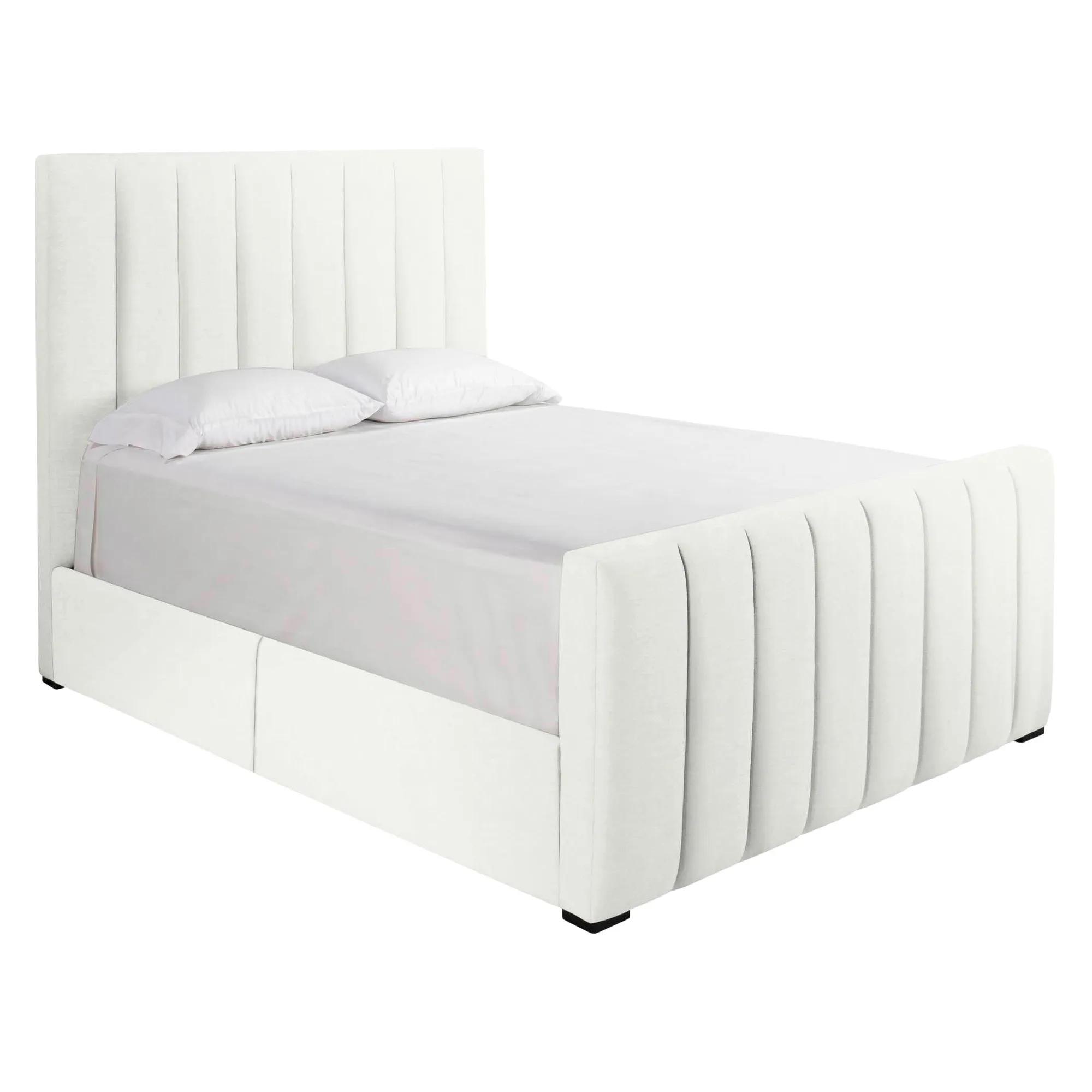 GALERIE VIE☆ Hadley Bed With Channeled Footboard