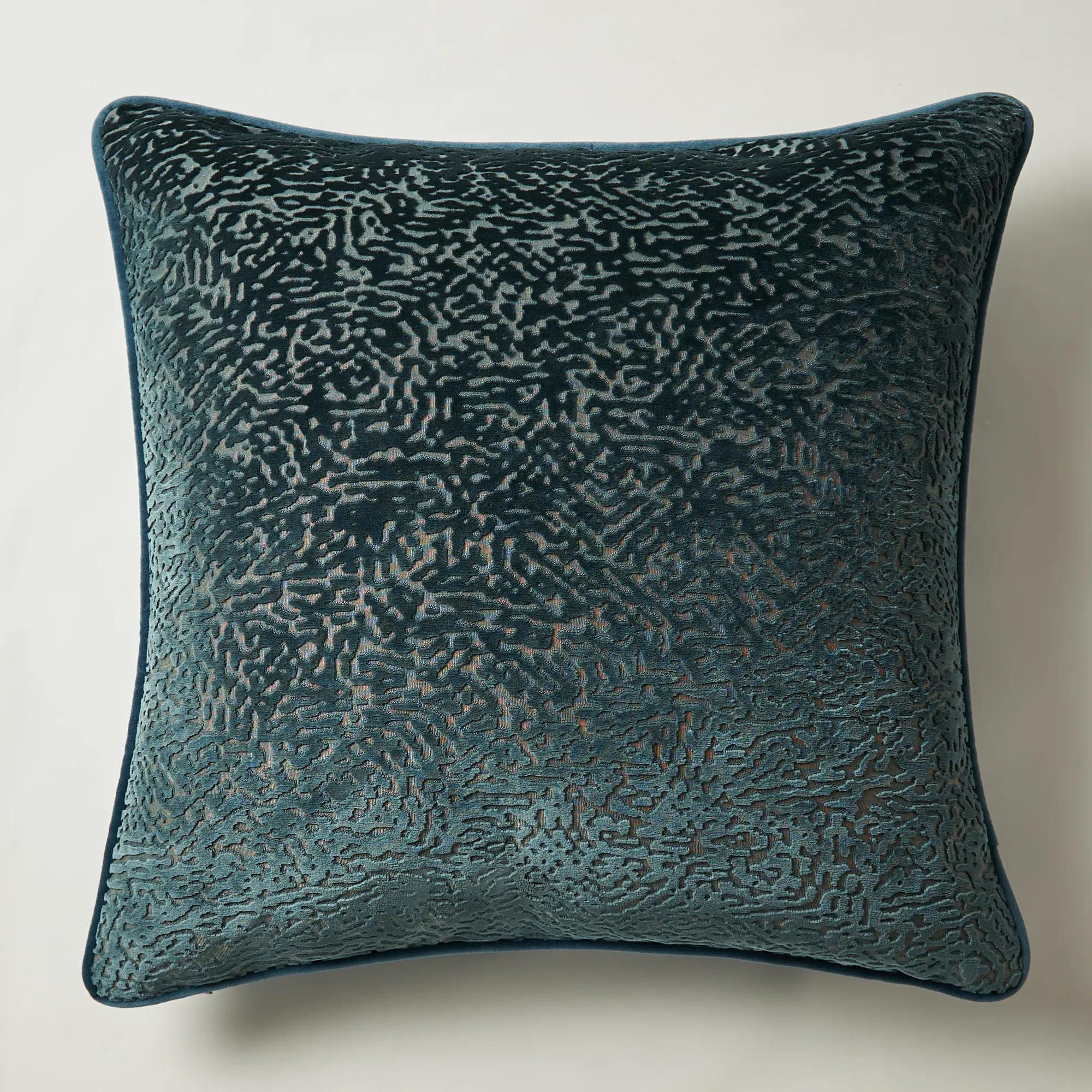 Spotted Pillow 22" - Ocean