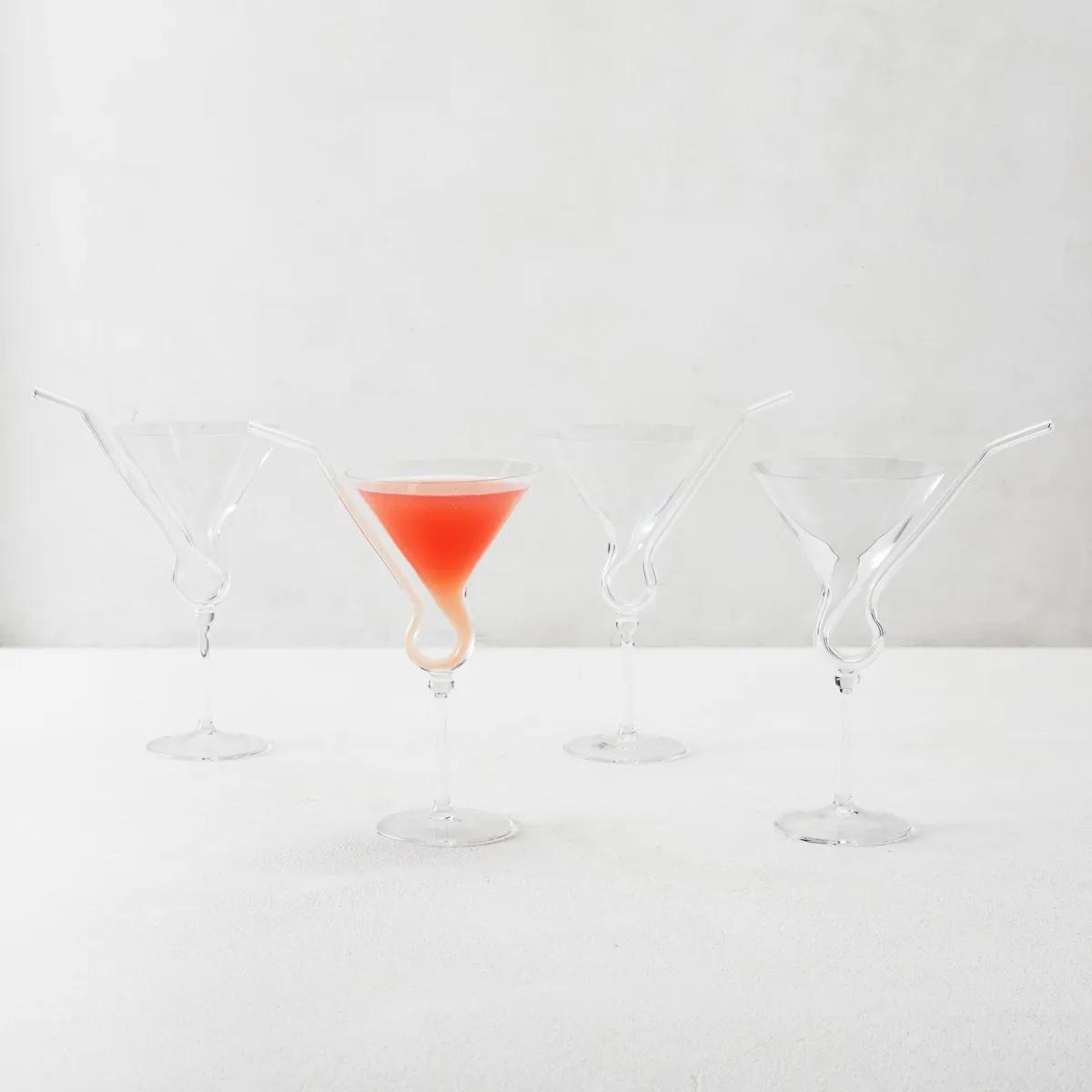 Straw Martini - Set of 2