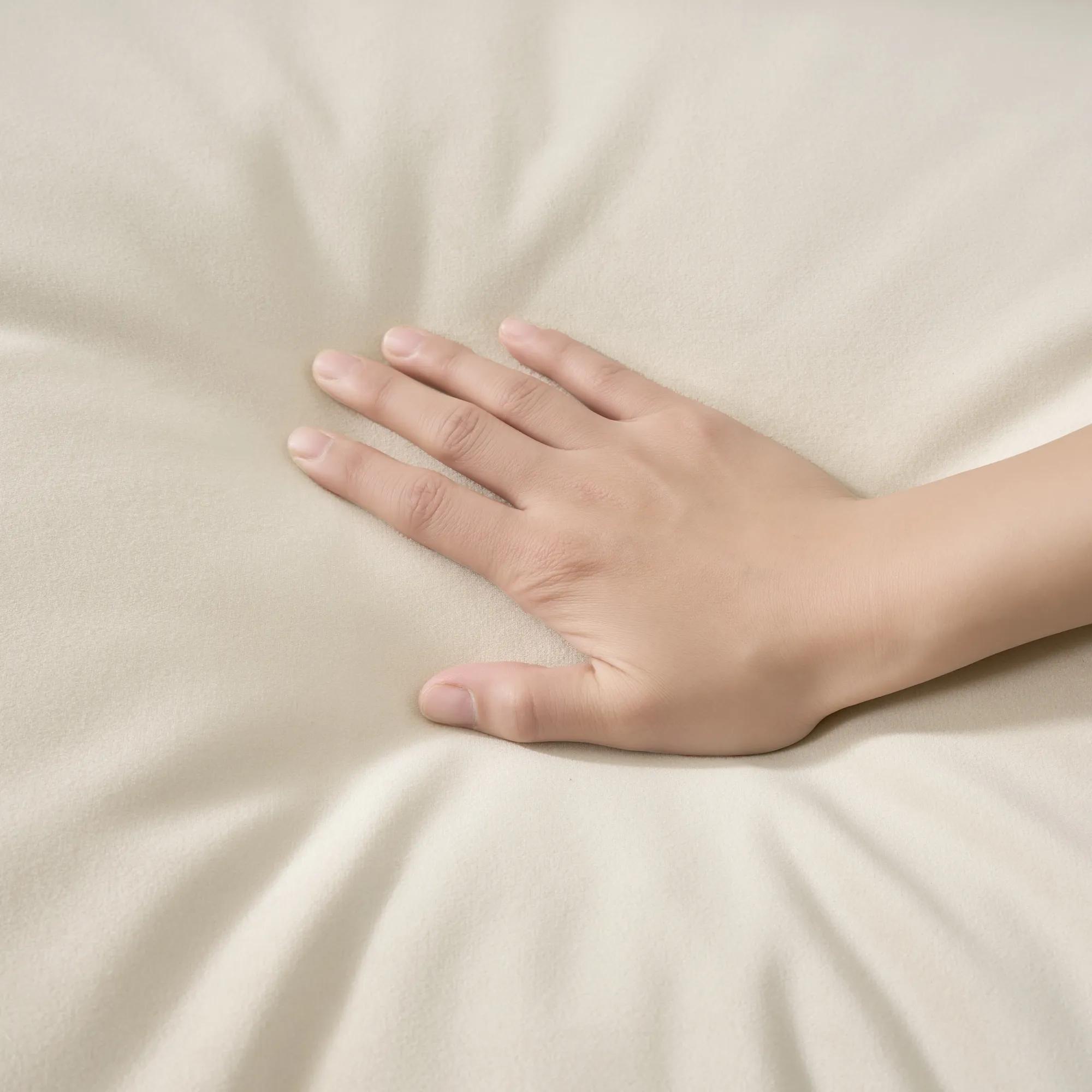 Sabrina L-Shaped Velvet  Sectional Sofa (148"-228") - Oatmeal