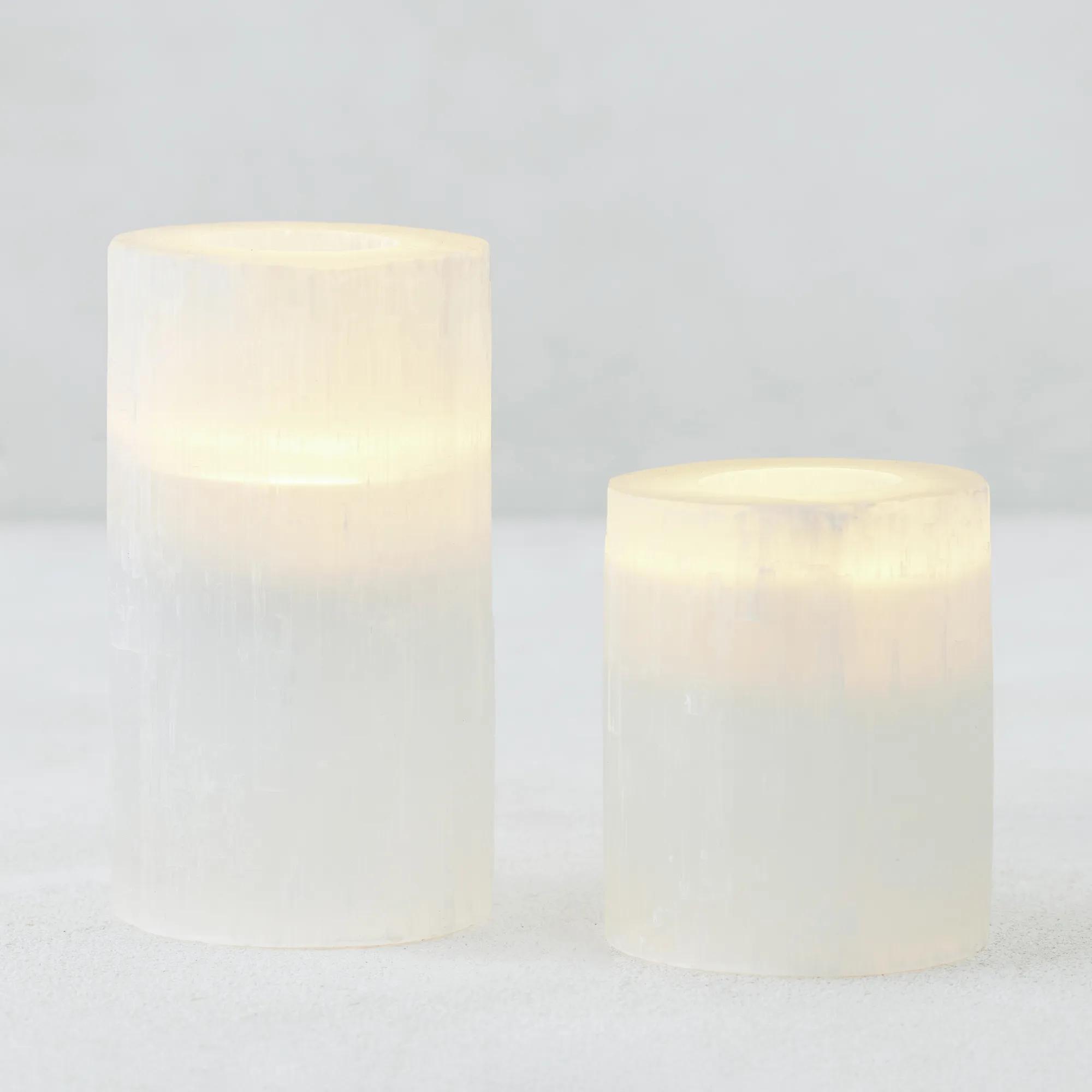 Selenite Votive