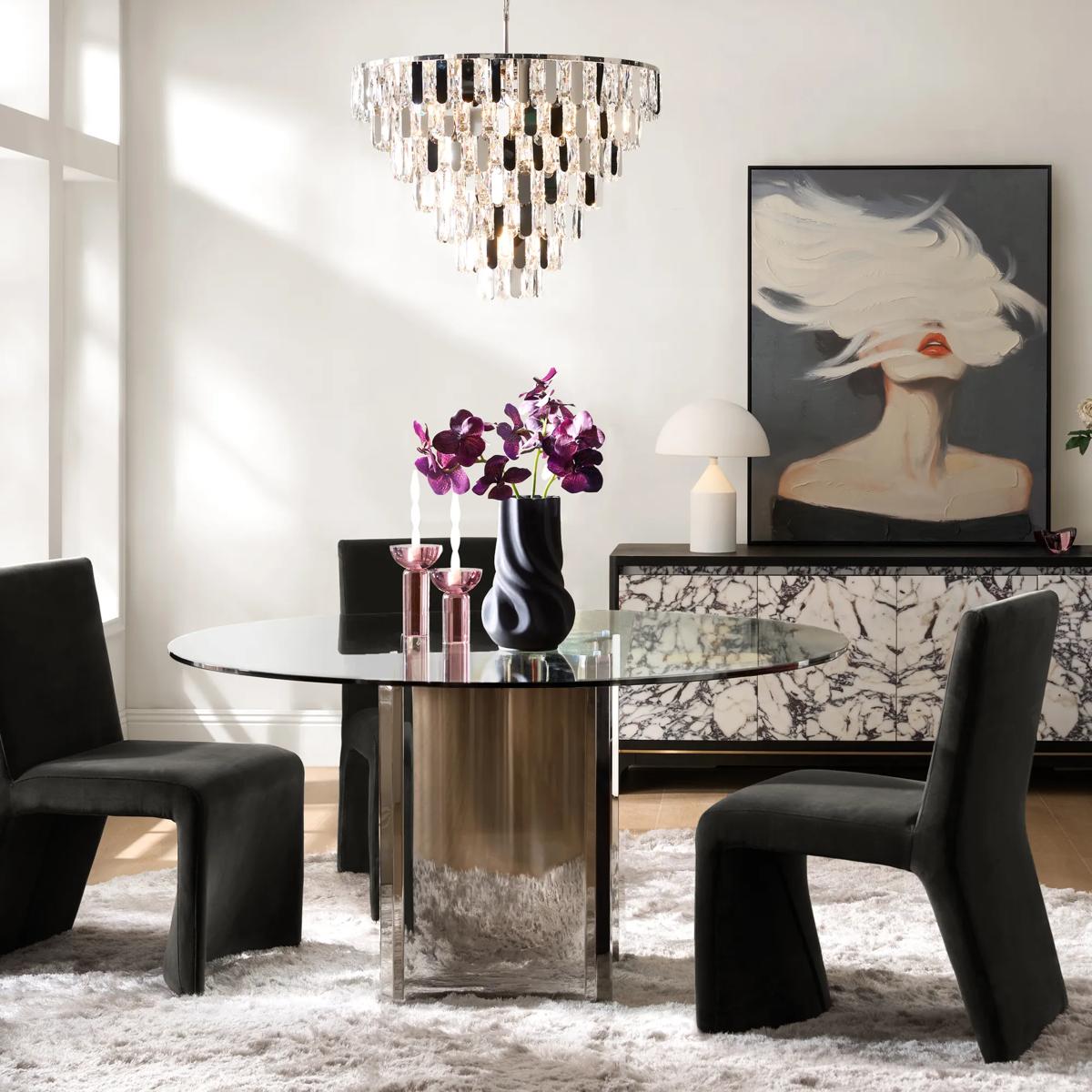 Avenue Crystal Chandelier 28.5"