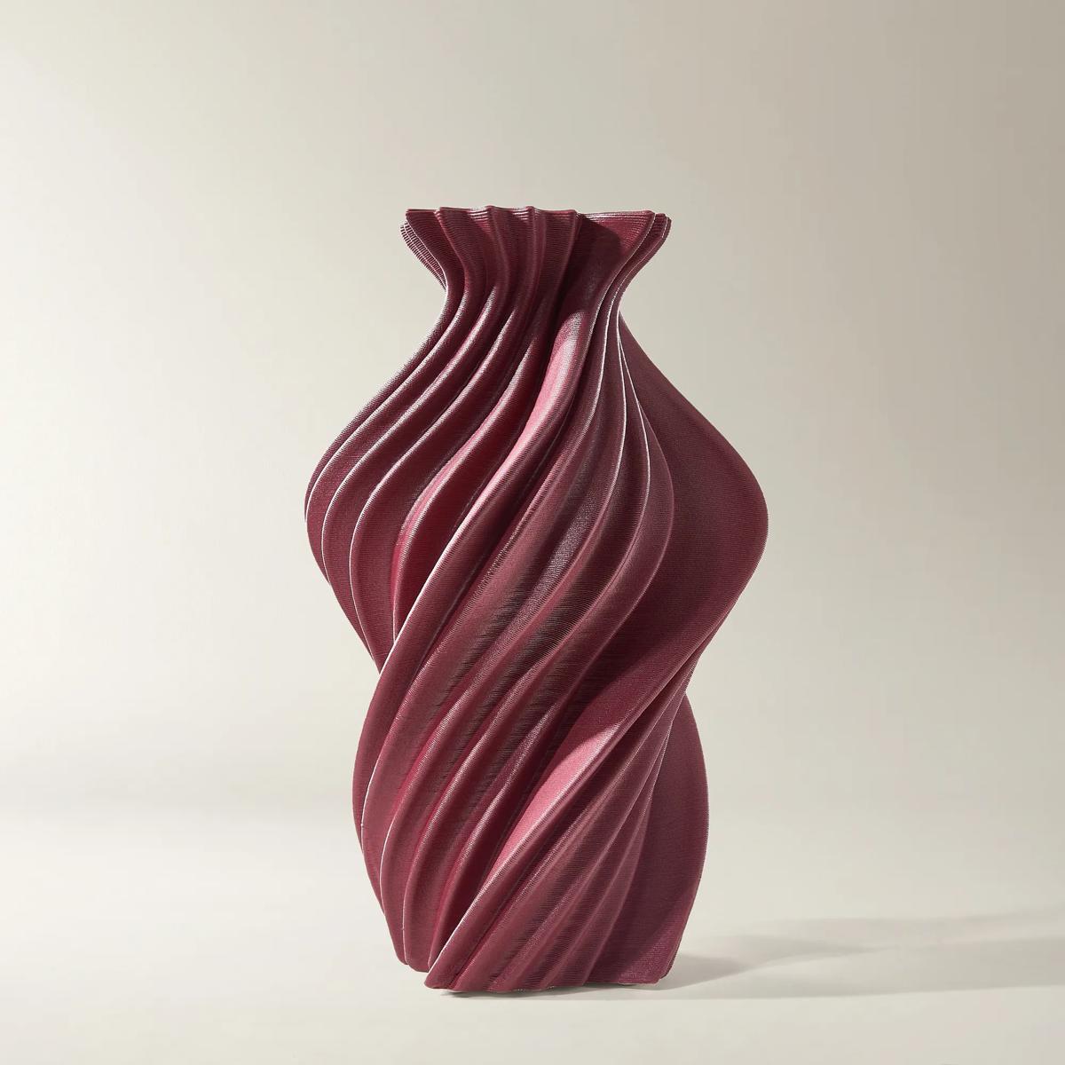 KAMAY GALLERY 花瓶 ACTUS Flame Vase - Red