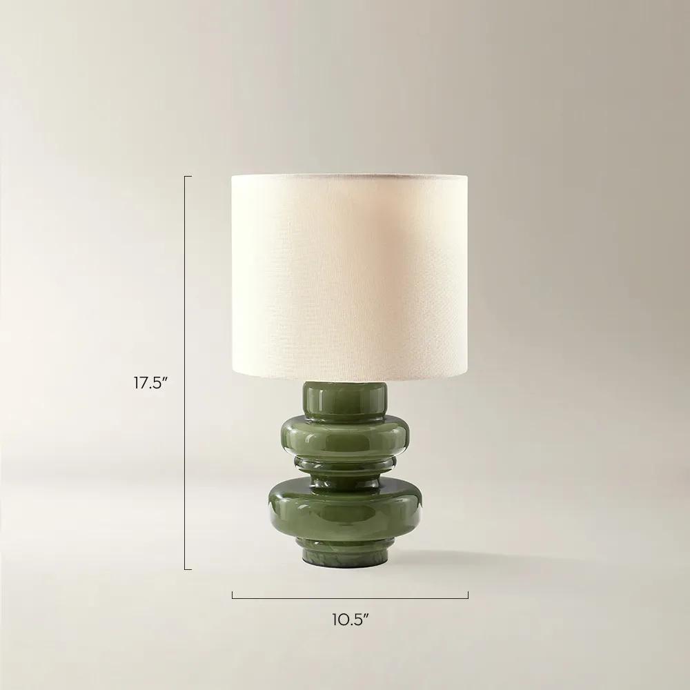 Edin Glass Table Lamp - Pistachio