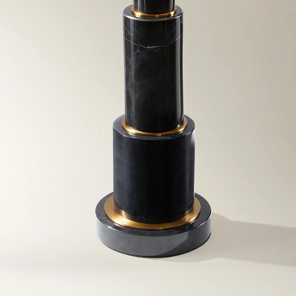 Adair Marble Table Lamp - Black