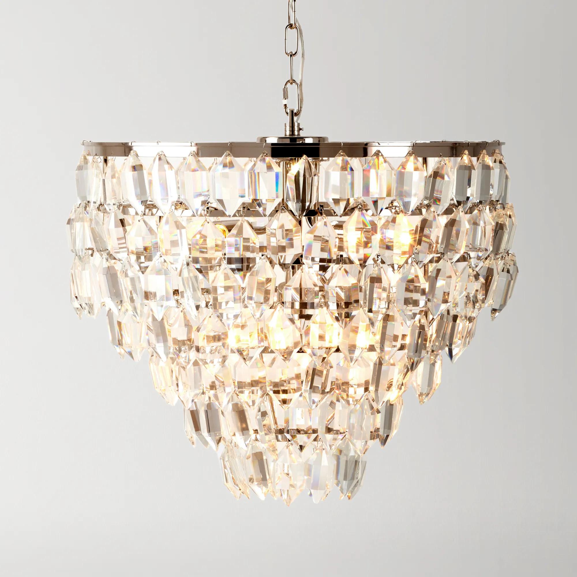 Cora Crystal Taper Holder