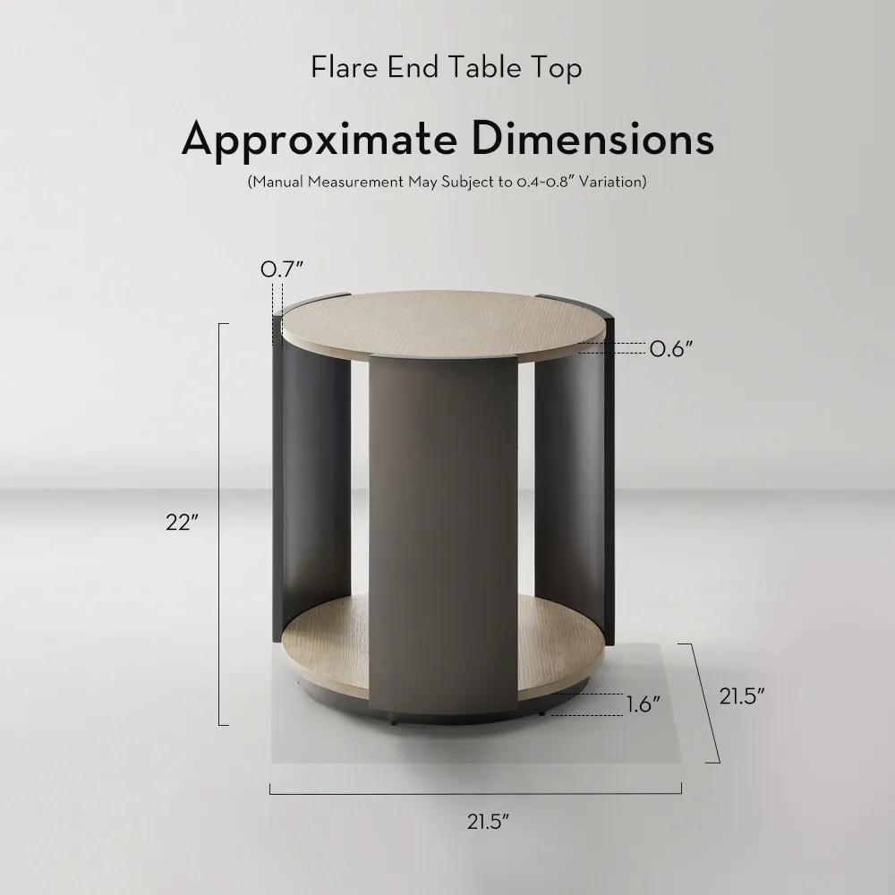 Flare End Table
