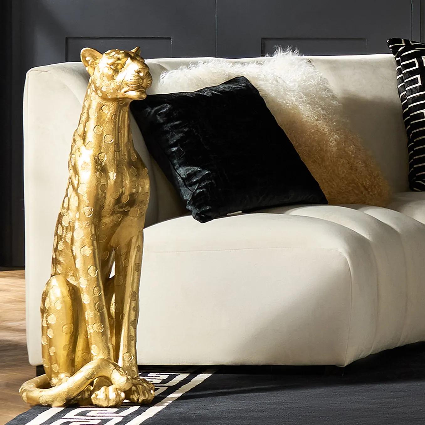 Spotted Pillow 22" - Black