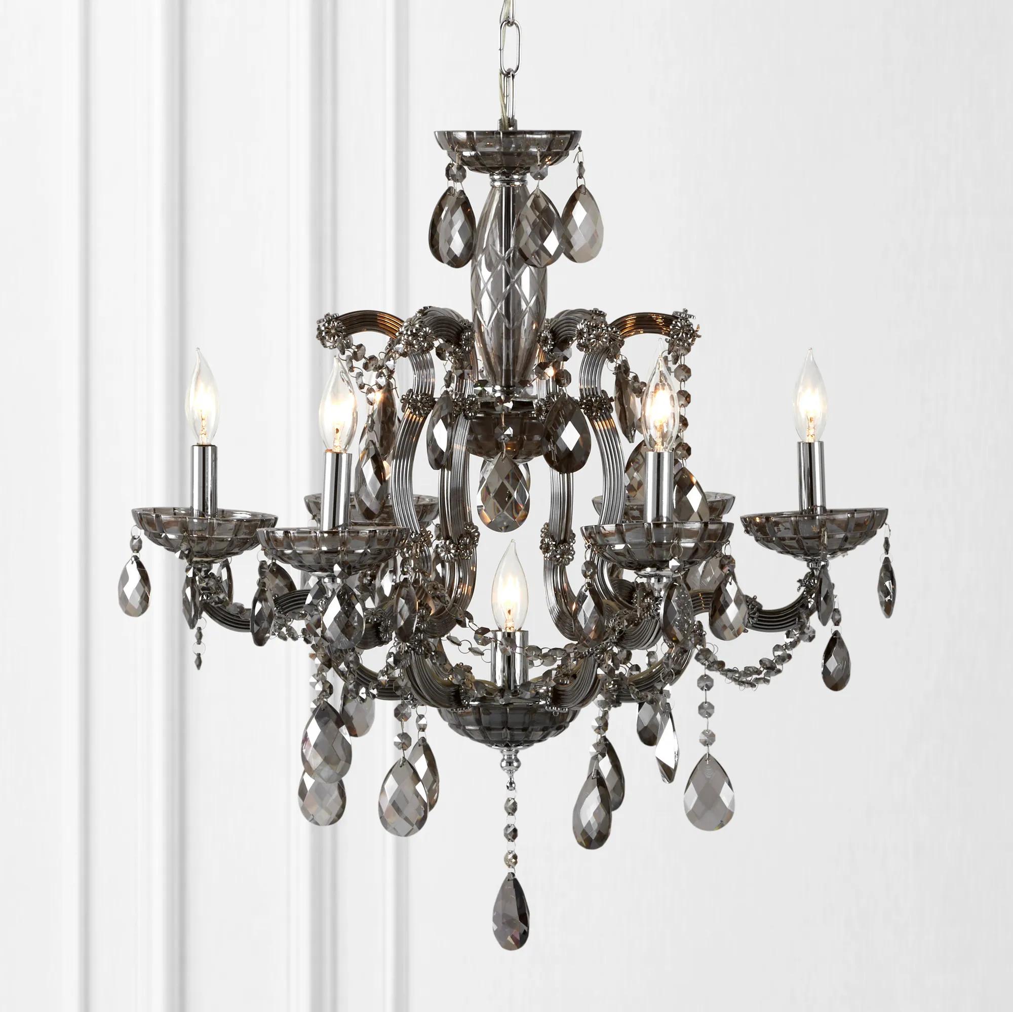 Cora Crystal Taper Holder