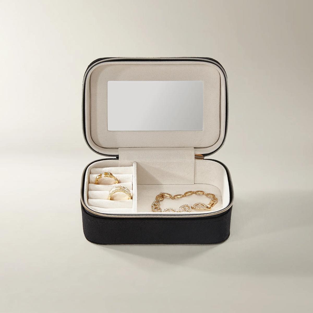 Velvet Jewelry Case - Black