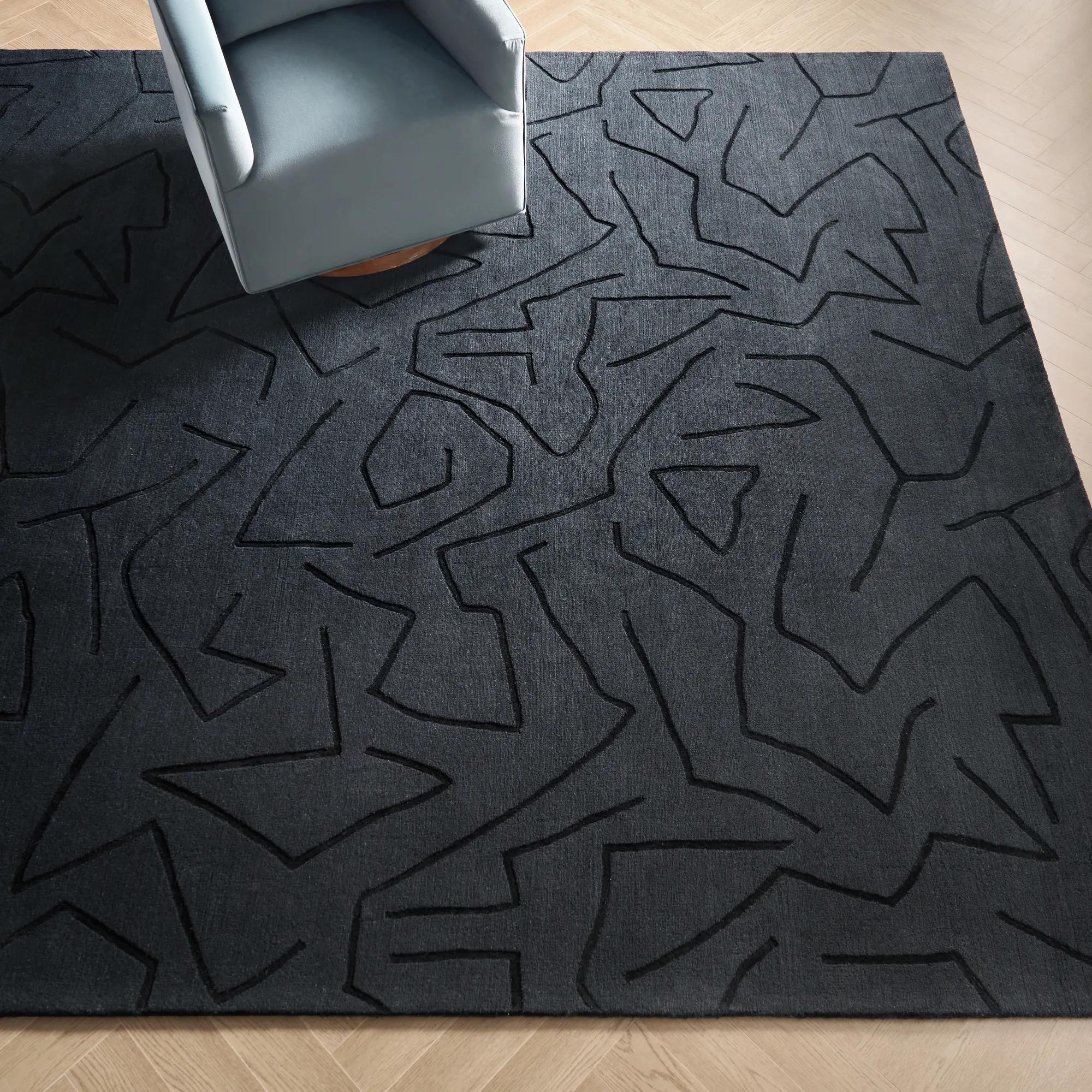 Carved Maze Rug