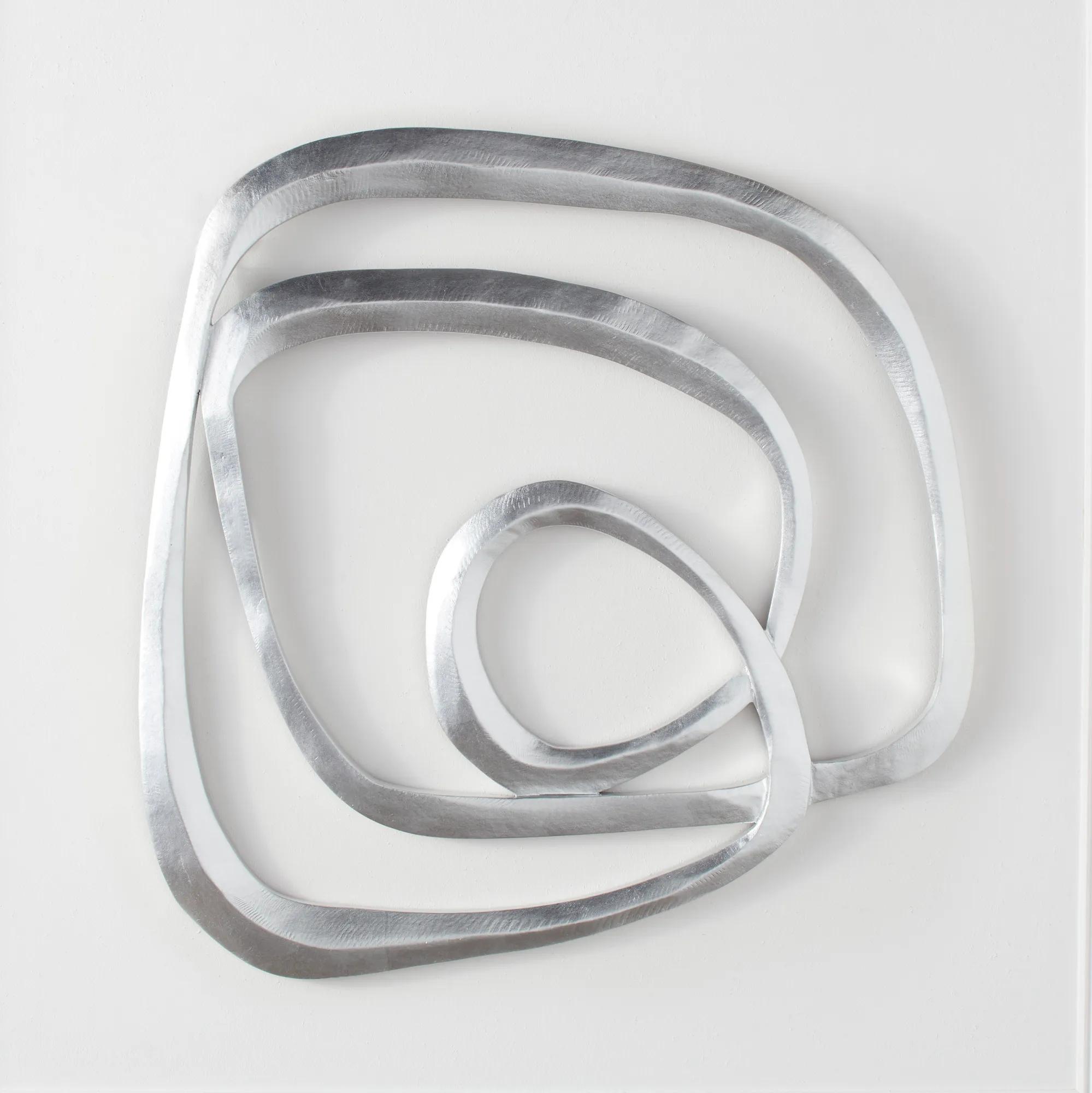 Infinity Silver Leaf Wood Wall Decor I | Z Gallerie