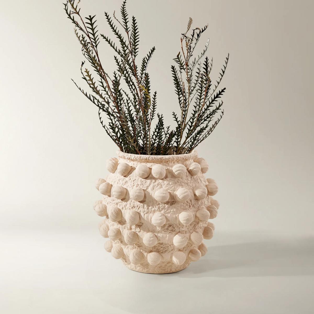 Pompa Vase - Ivory