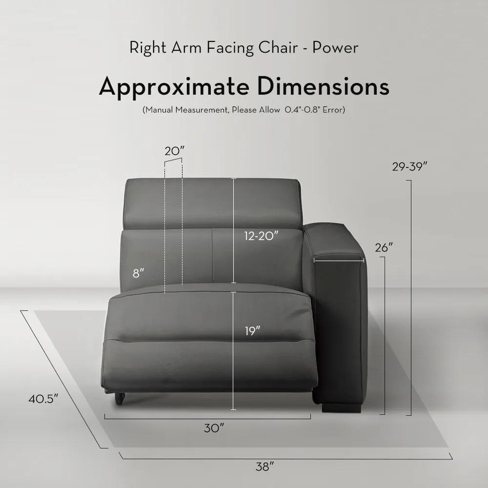 Verona Reclining Leather Sectional