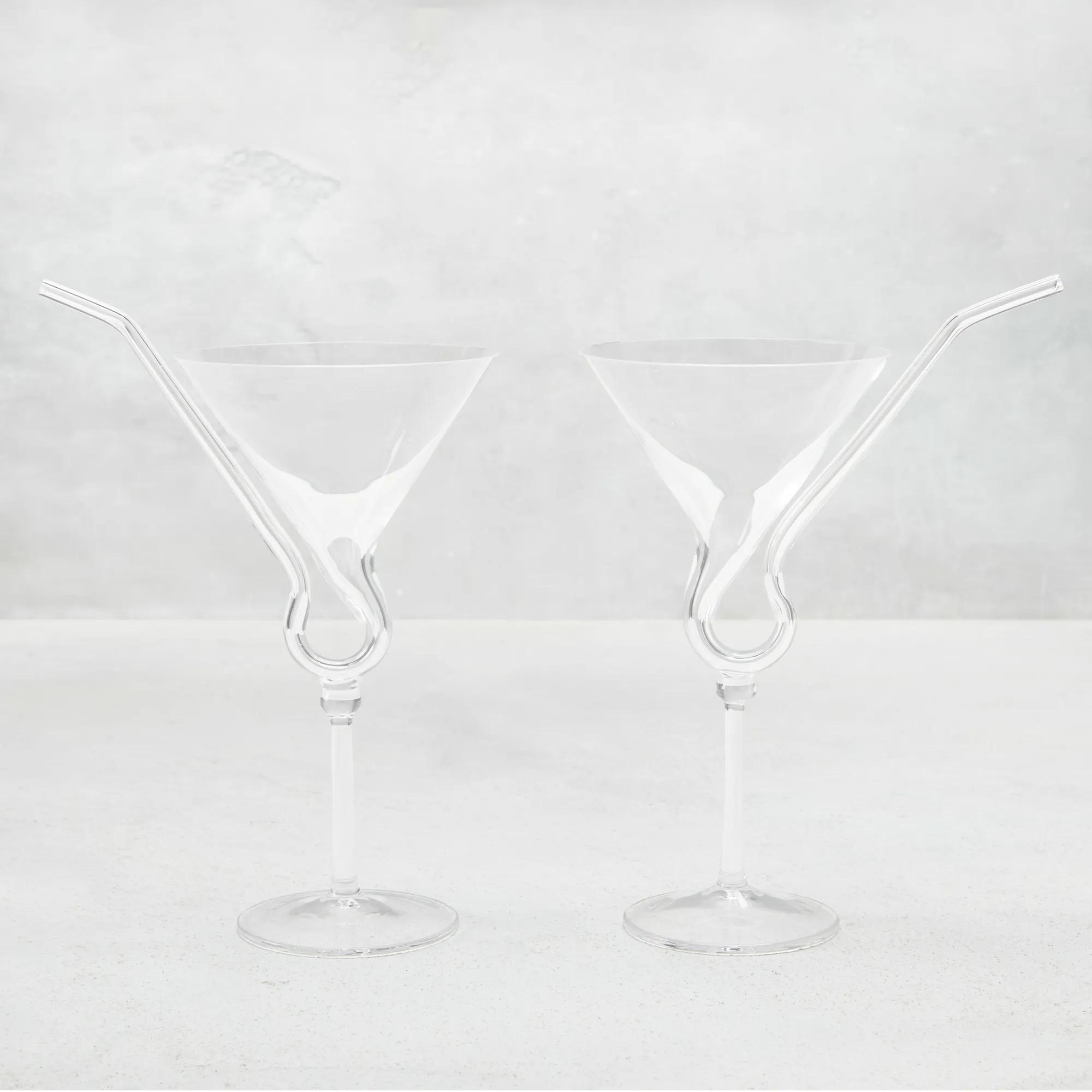 Straw Martini - Set of 2