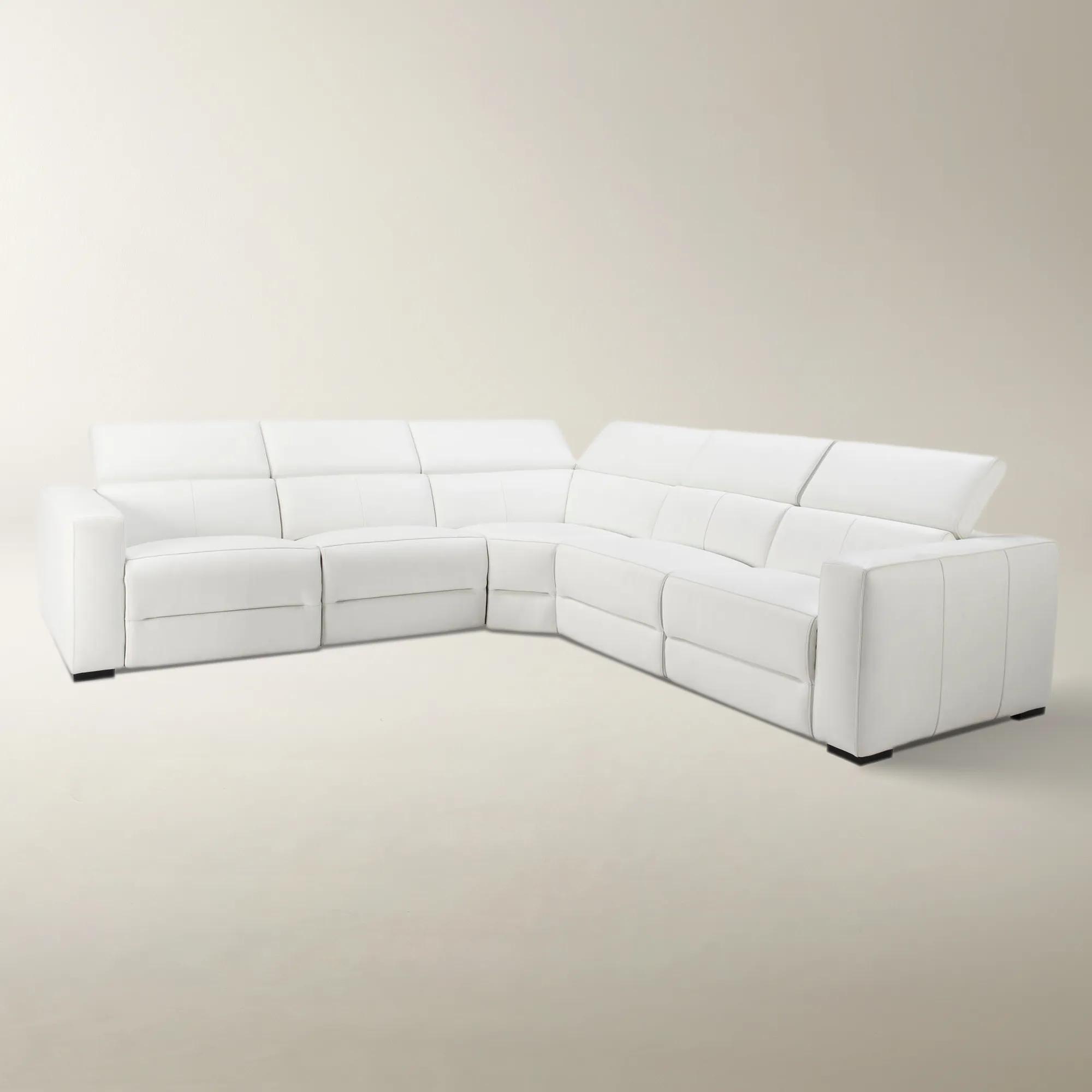 Verona Reclining Leather Sectional