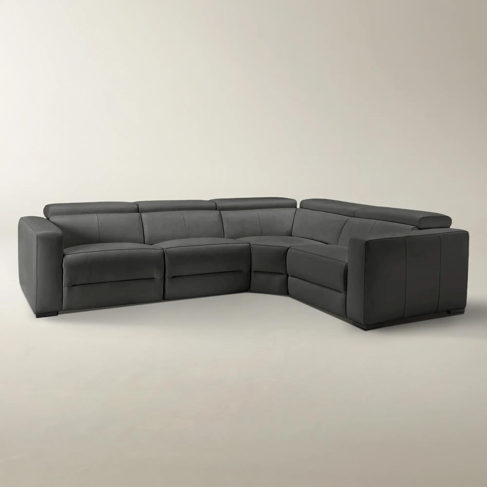 Verona Reclining Leather Sectional
