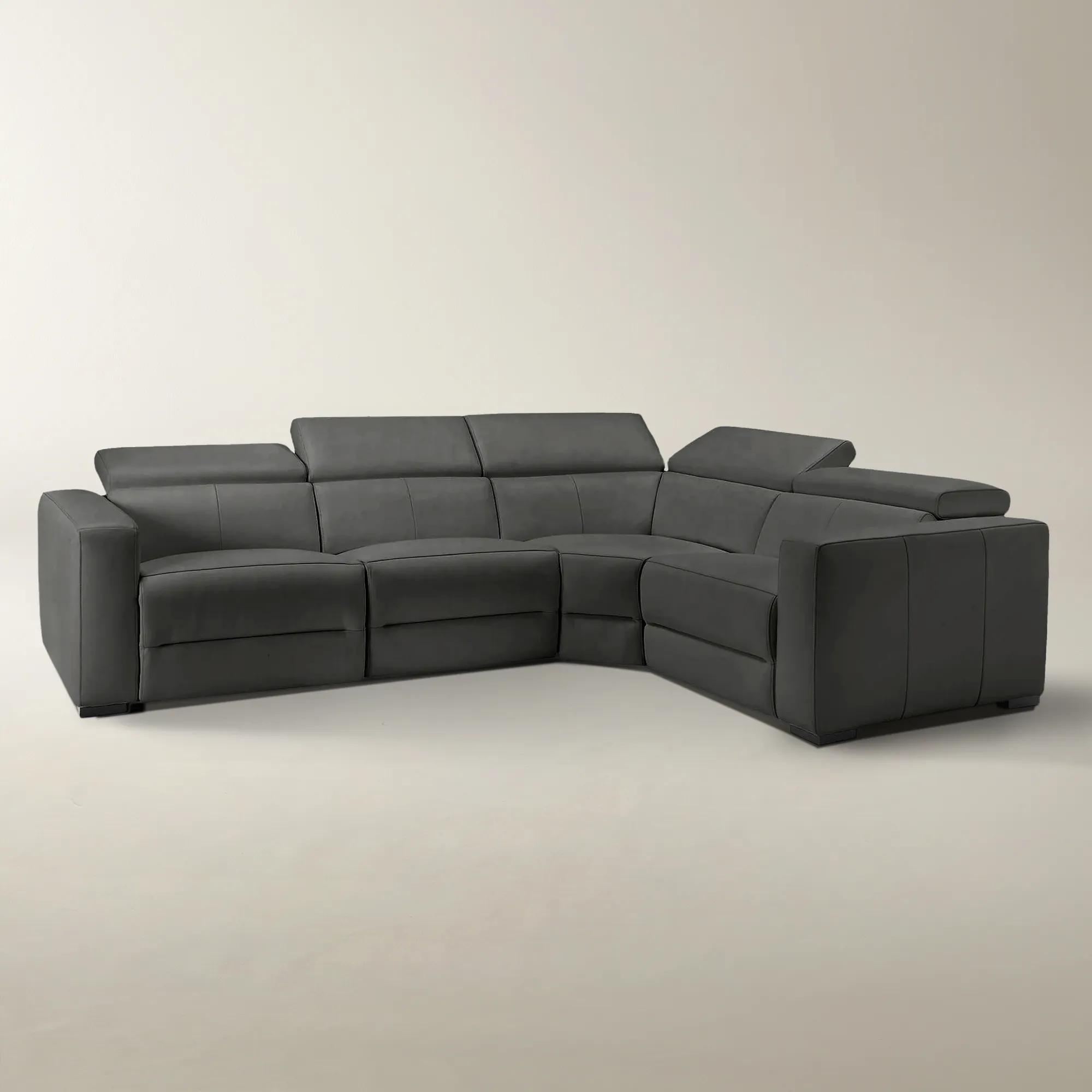 Verona Reclining Leather Sectional