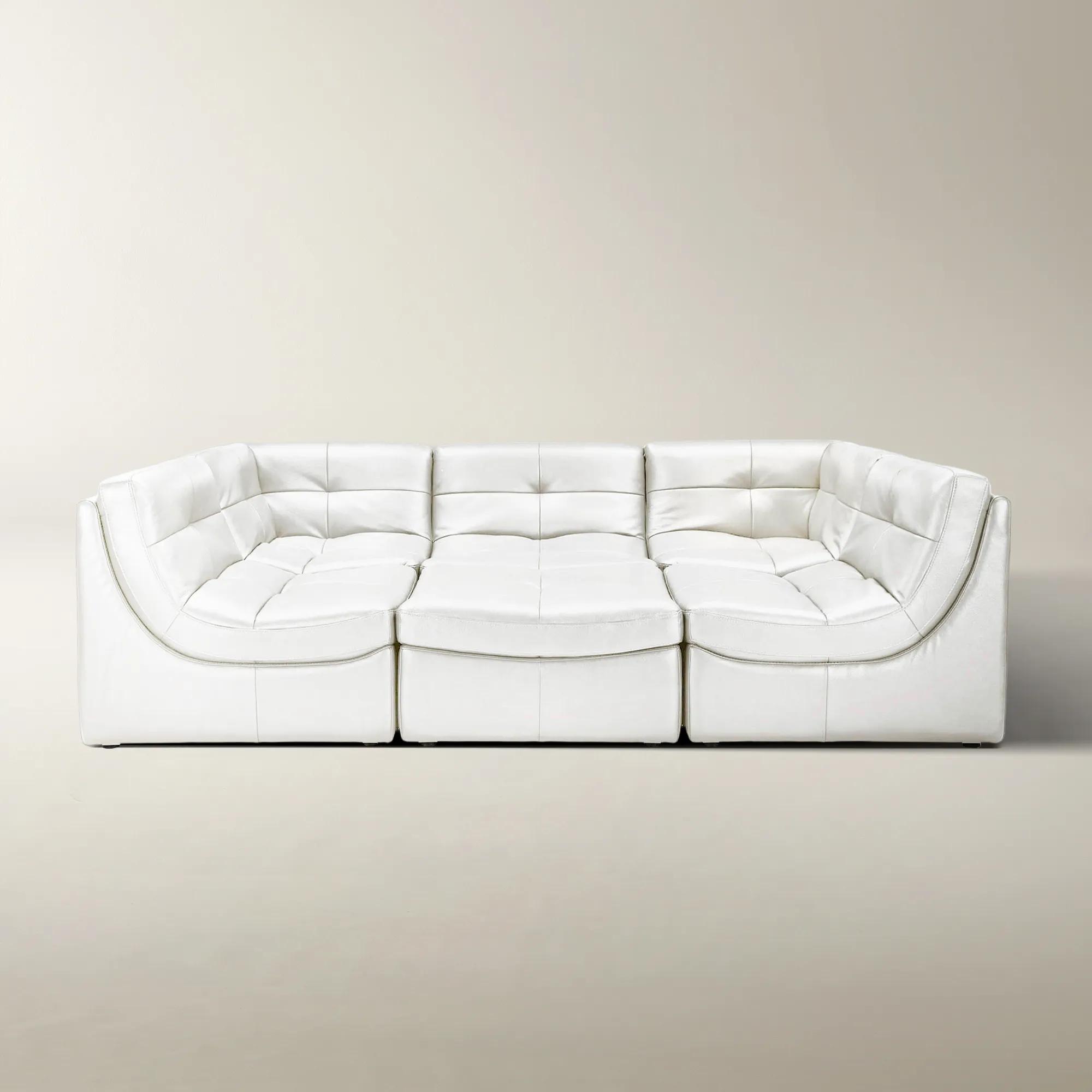 Convo Leather Sectional