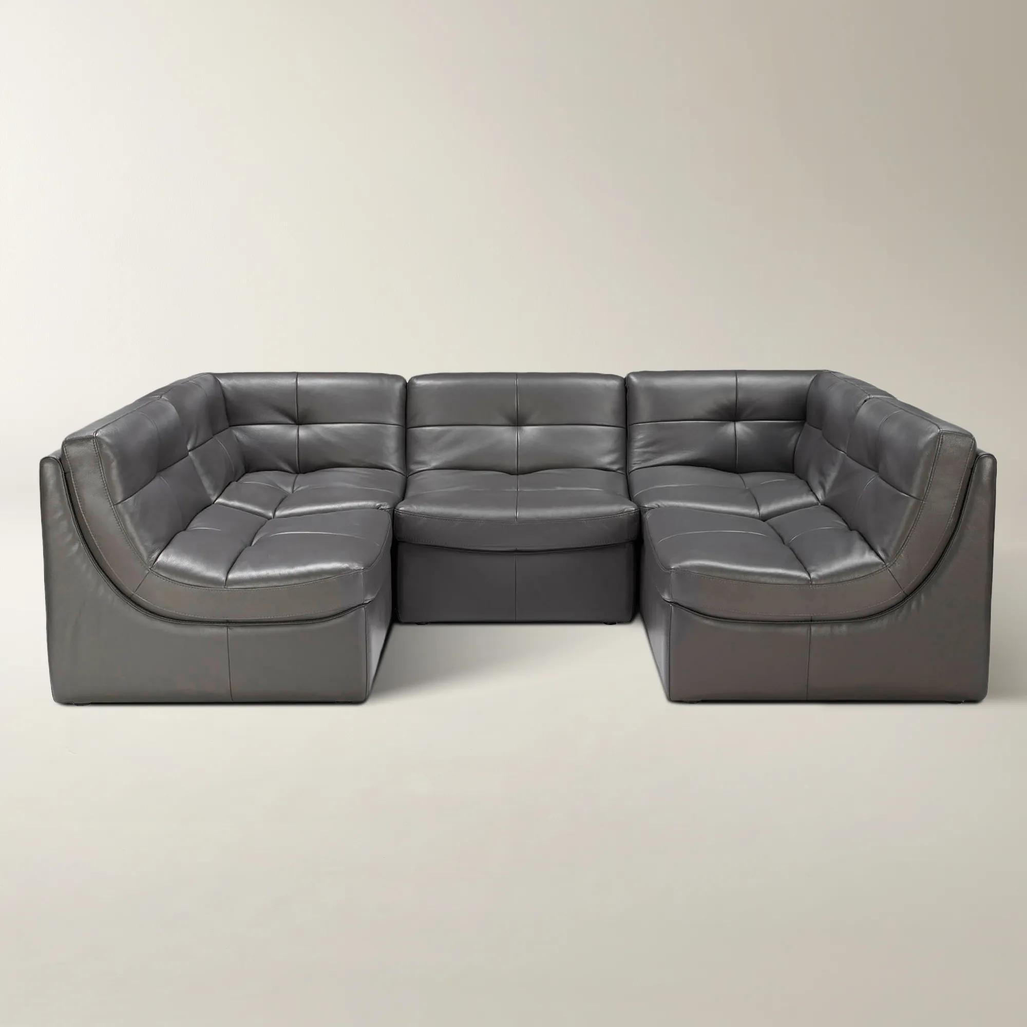 Convo Leather Sectional