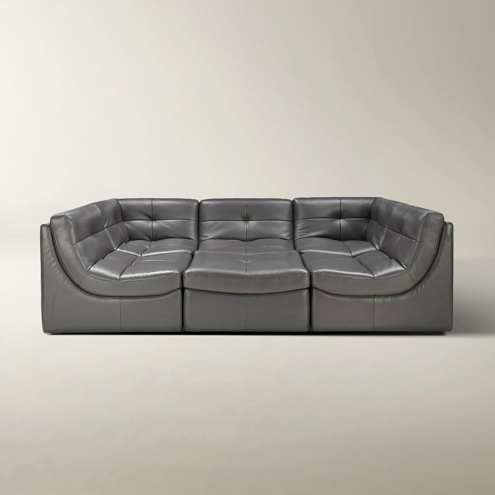 Convo Leather Sectional