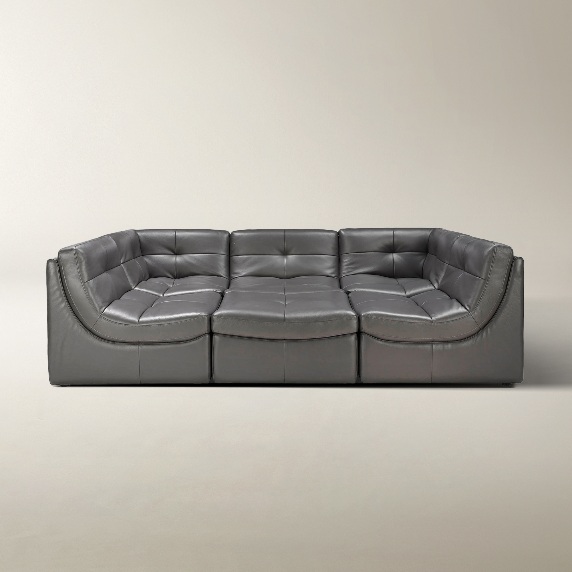 Convo Leather Sectional
