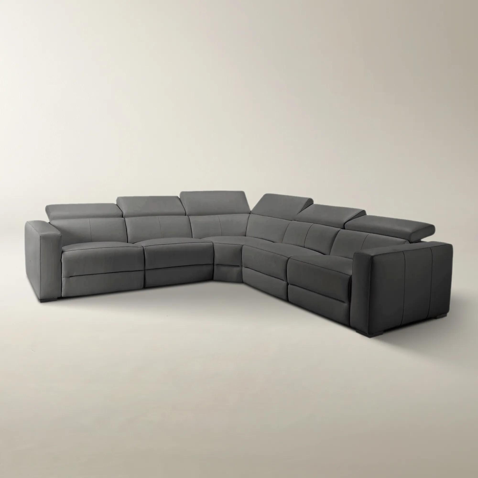 Verona Reclining Leather Sectional