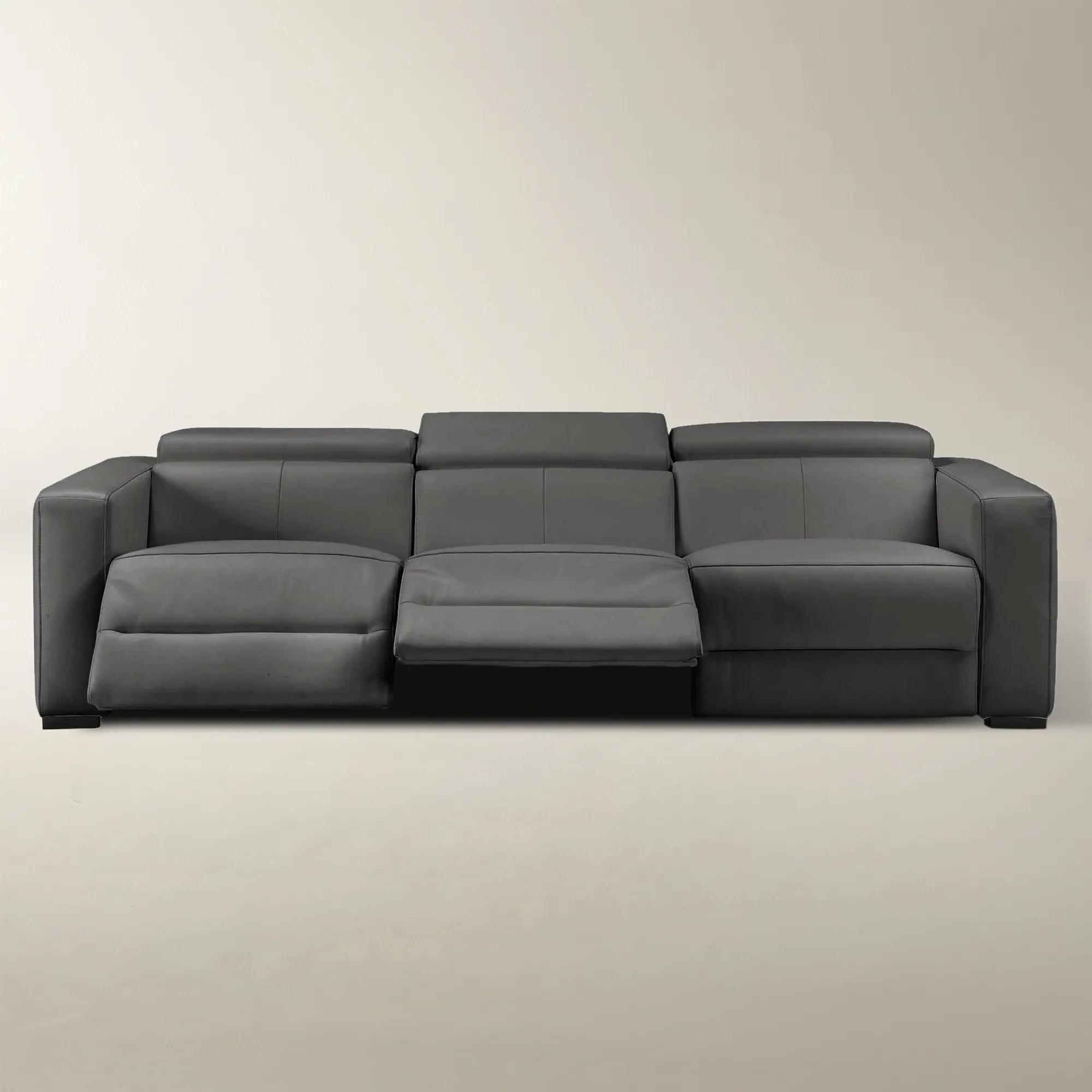 Verona Reclining Leather Sectional