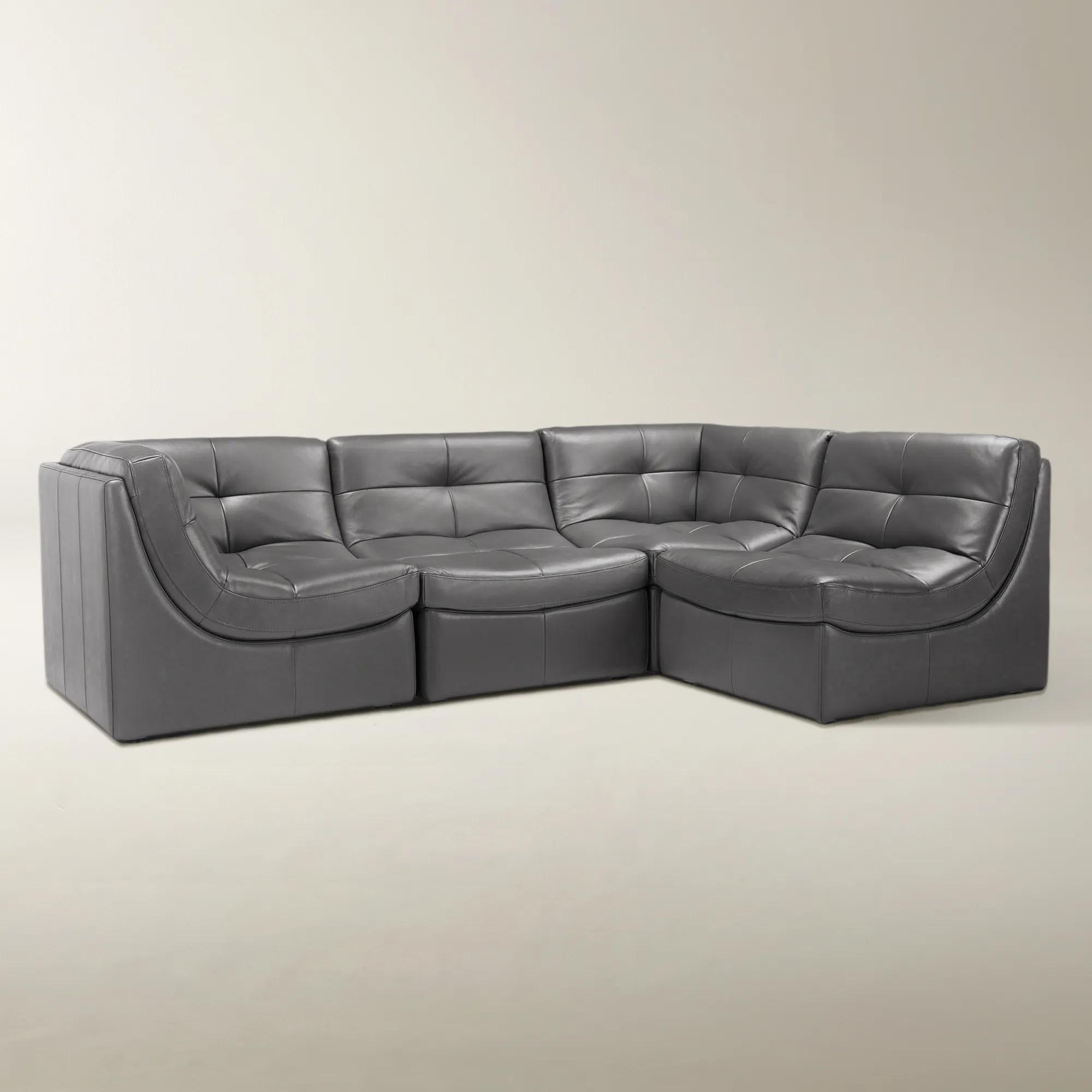 Convo Leather Sectional