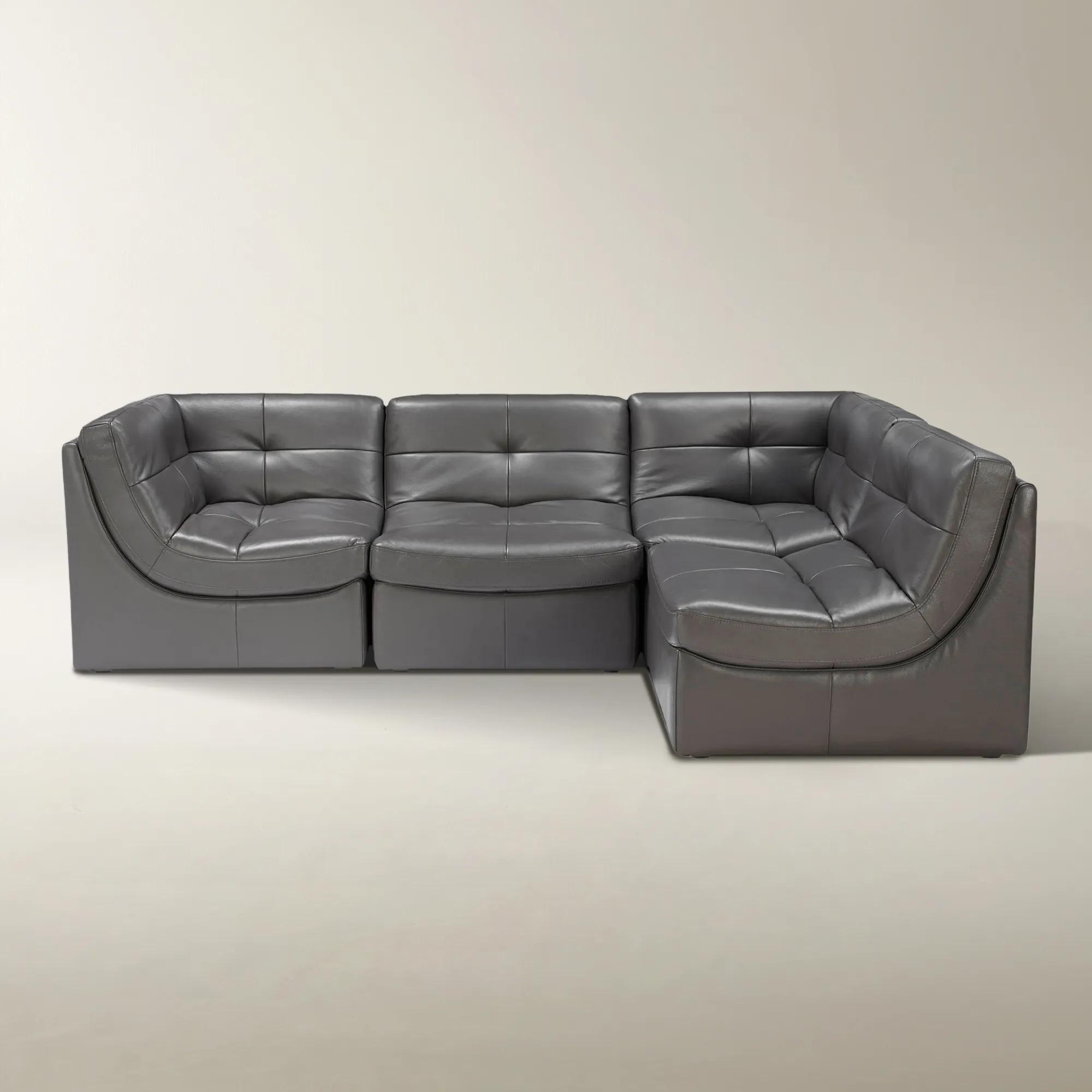 Convo Leather Sectional