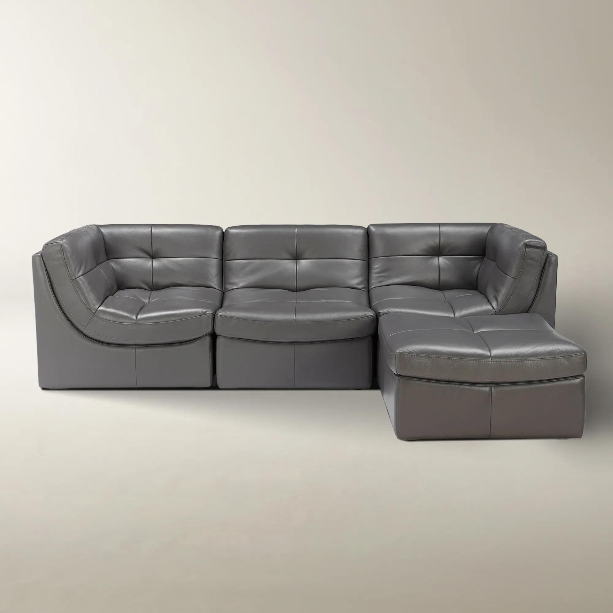 Convo Leather Sectional