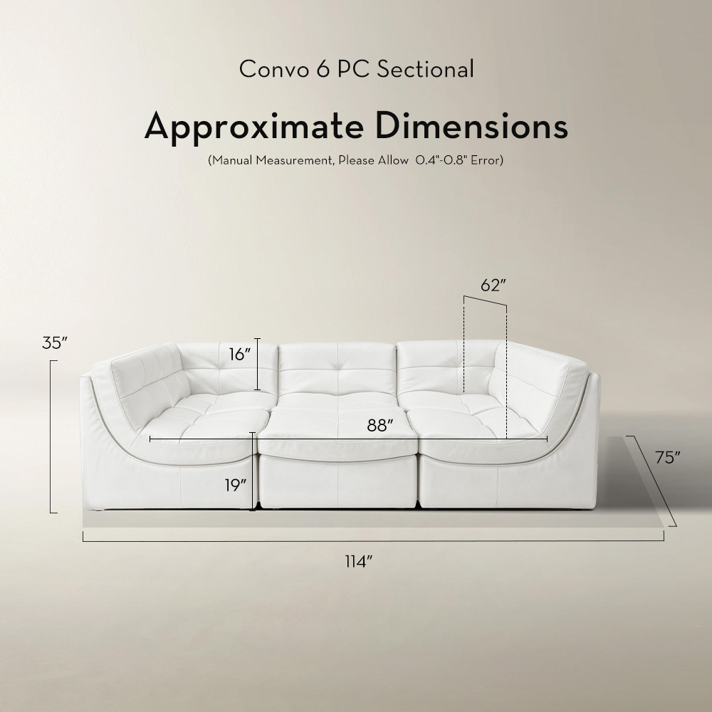 Convo Leather Sectional