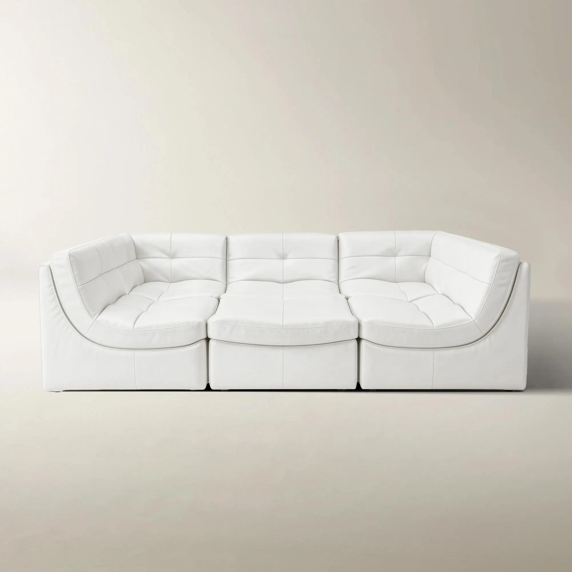 Convo Leather Sectional