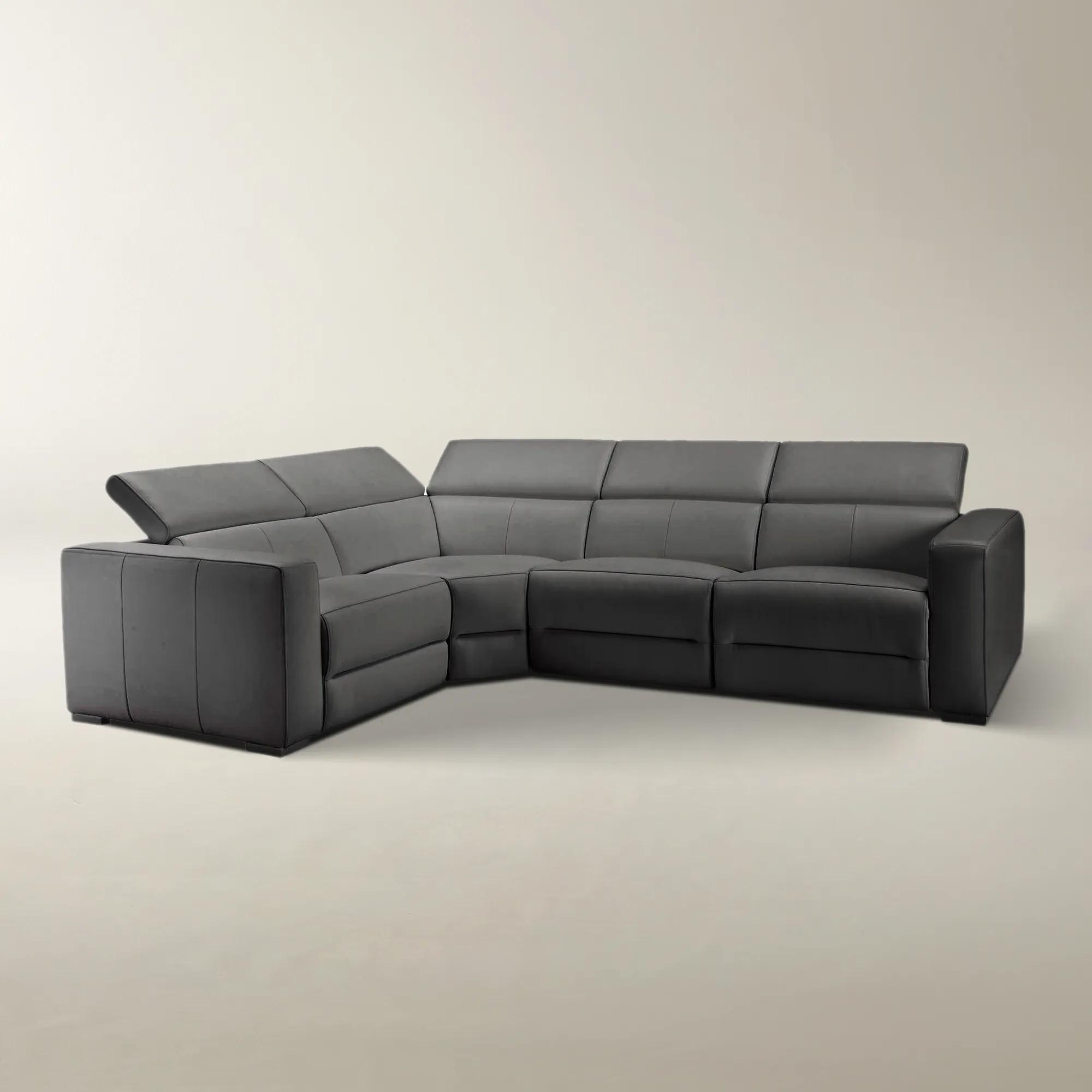 Verona Reclining Leather Sectional