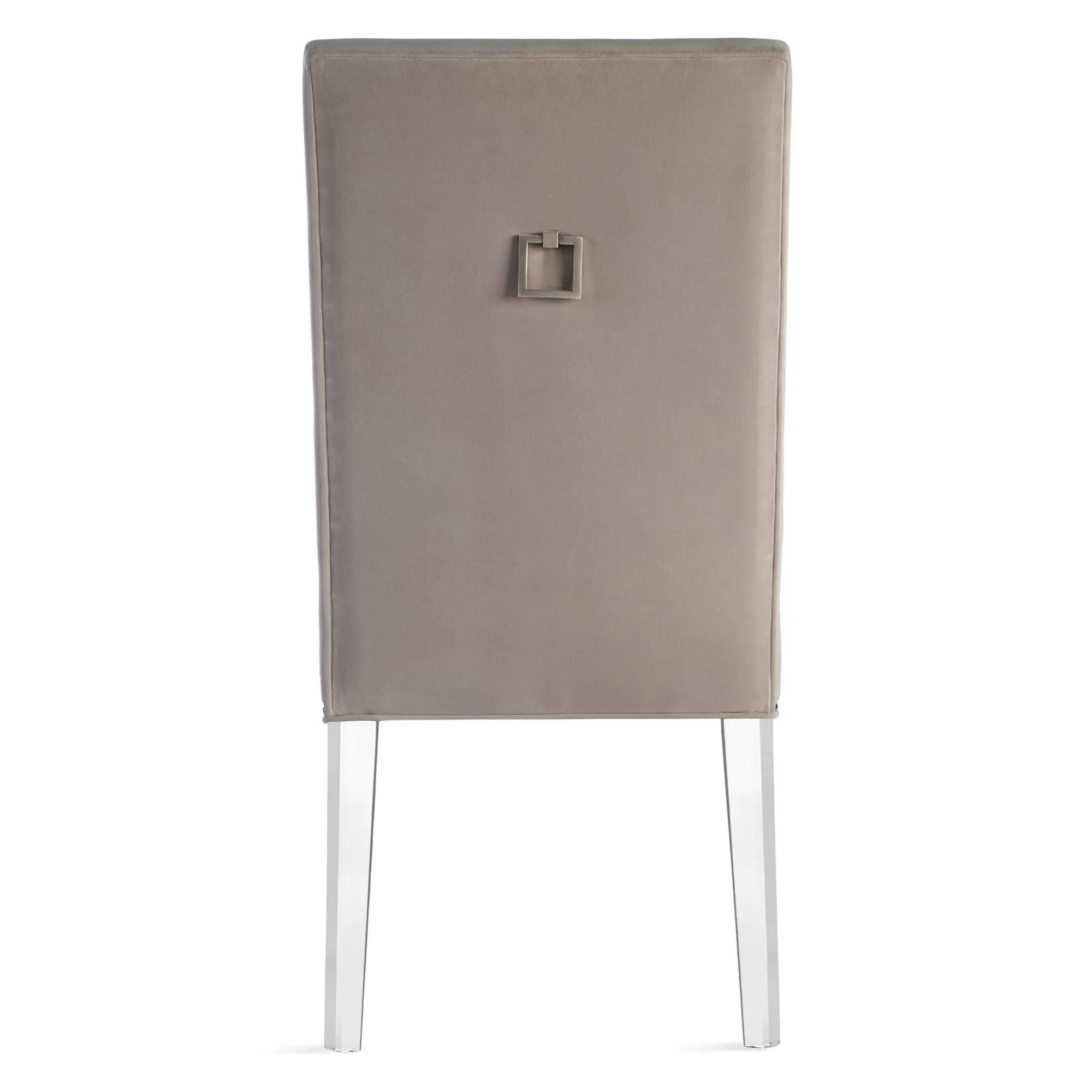 Maxwell Dining Chair With Nailheads - Acrylic
