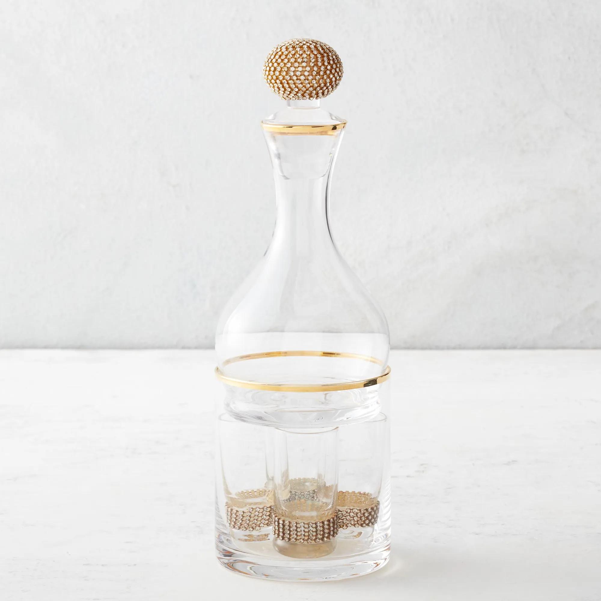 Cora Crystal Taper Holder