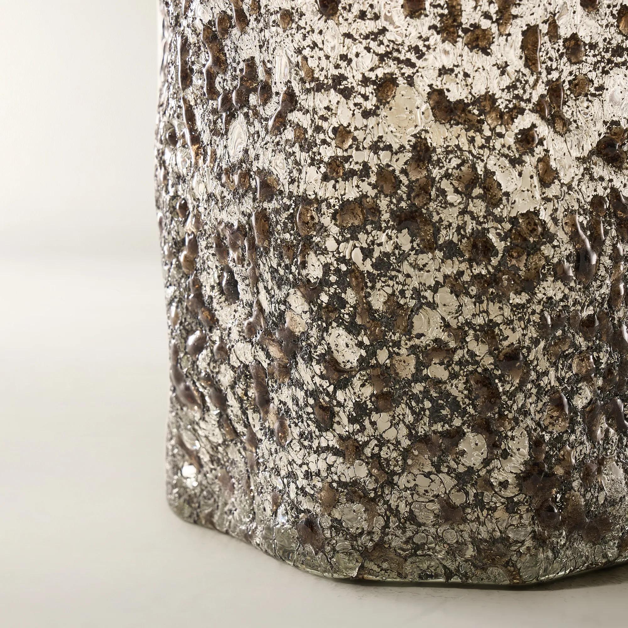 Earthen Hurricane Candle Holder