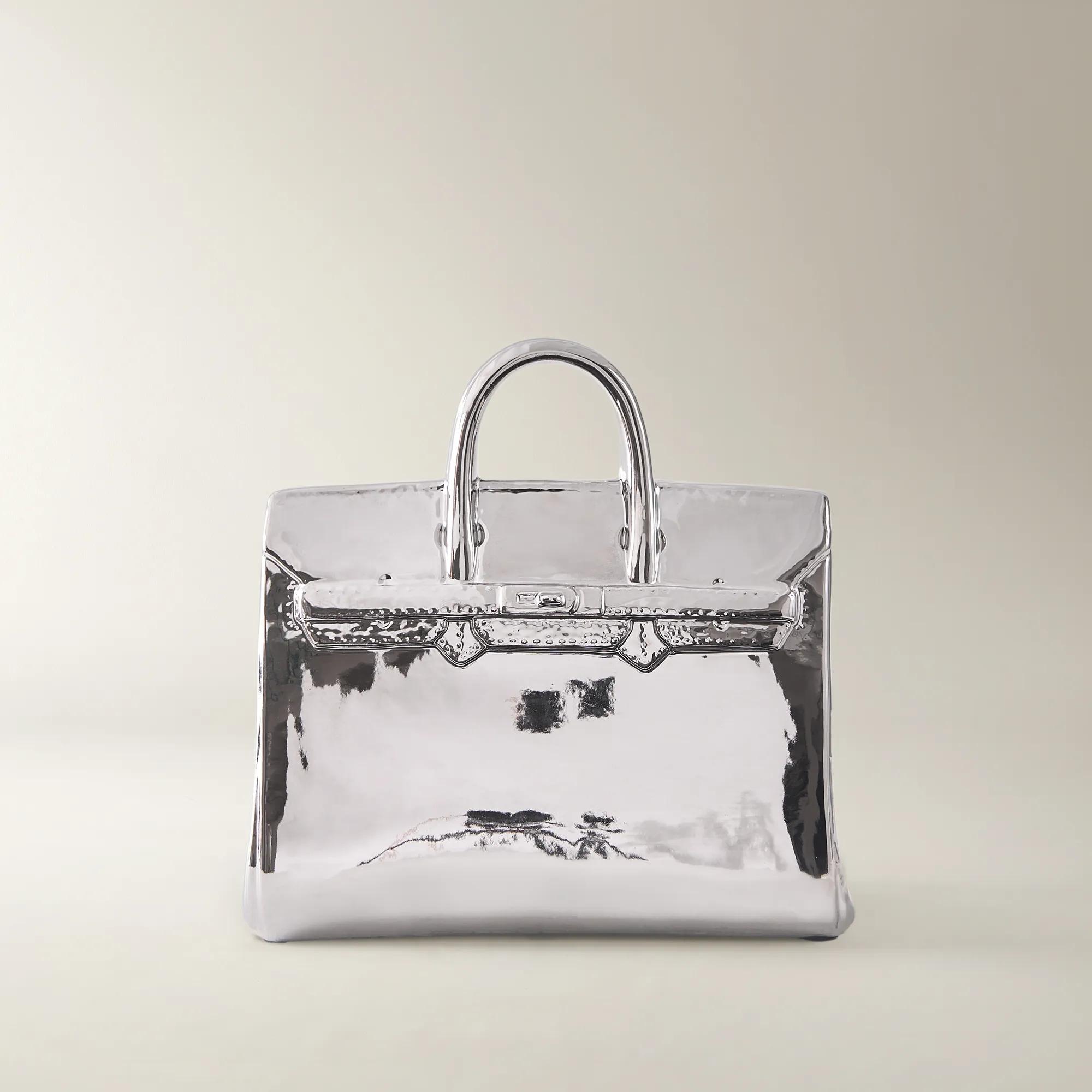 Handbag Coin Bank - Silver Handbag Coin Bank - Silver