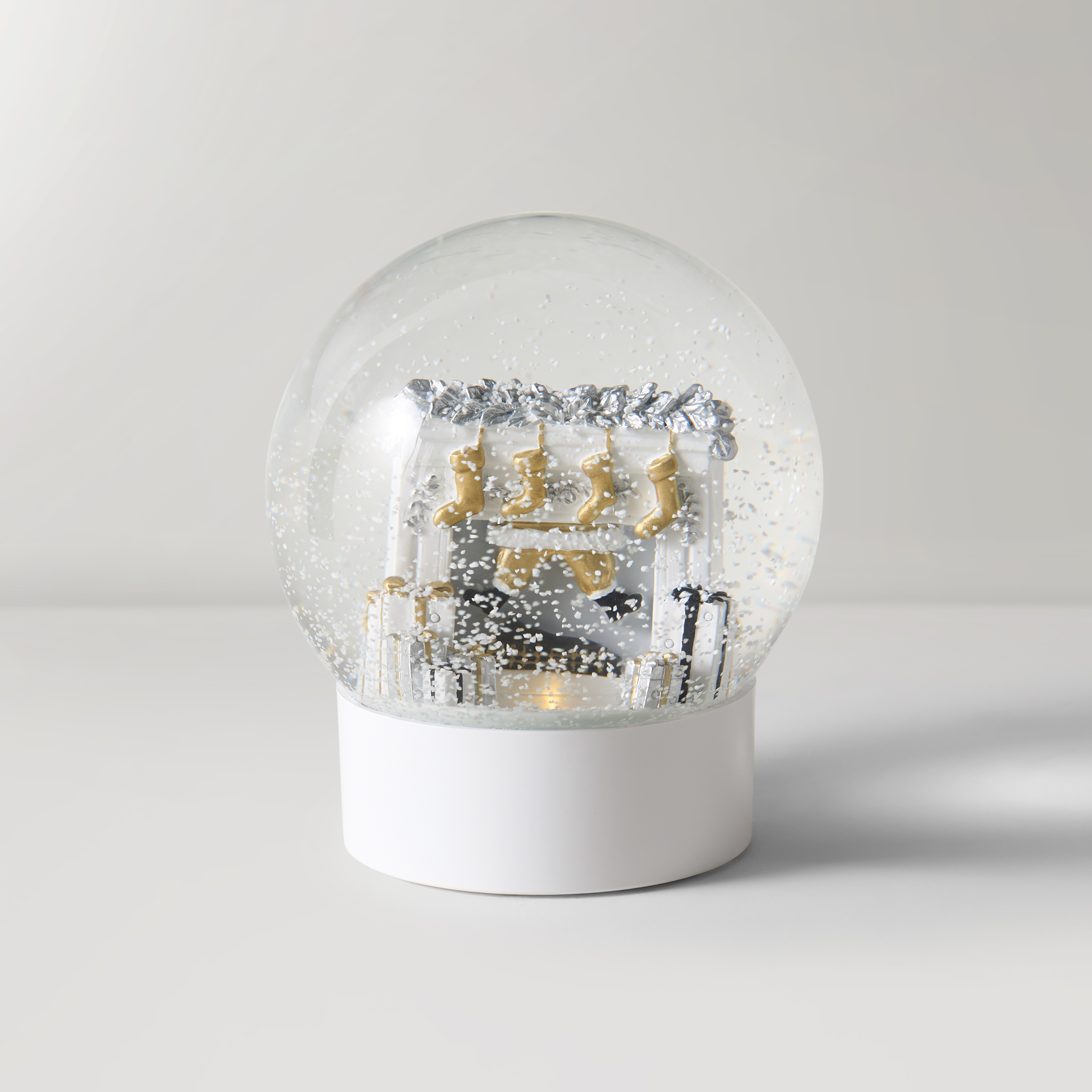 Fireplace Snow Globe