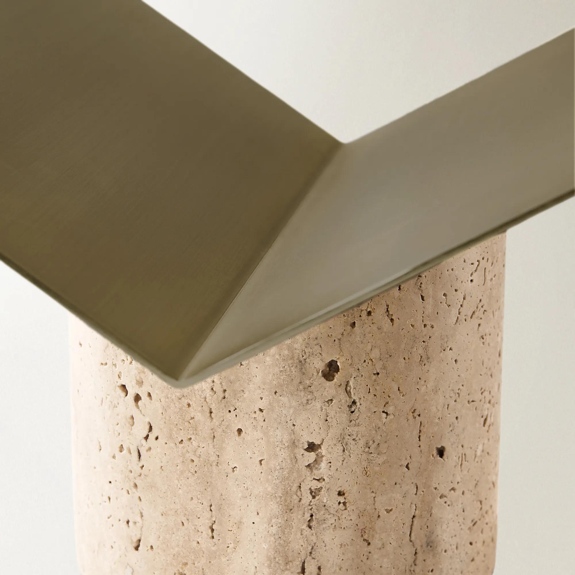 Travertine Book Stand