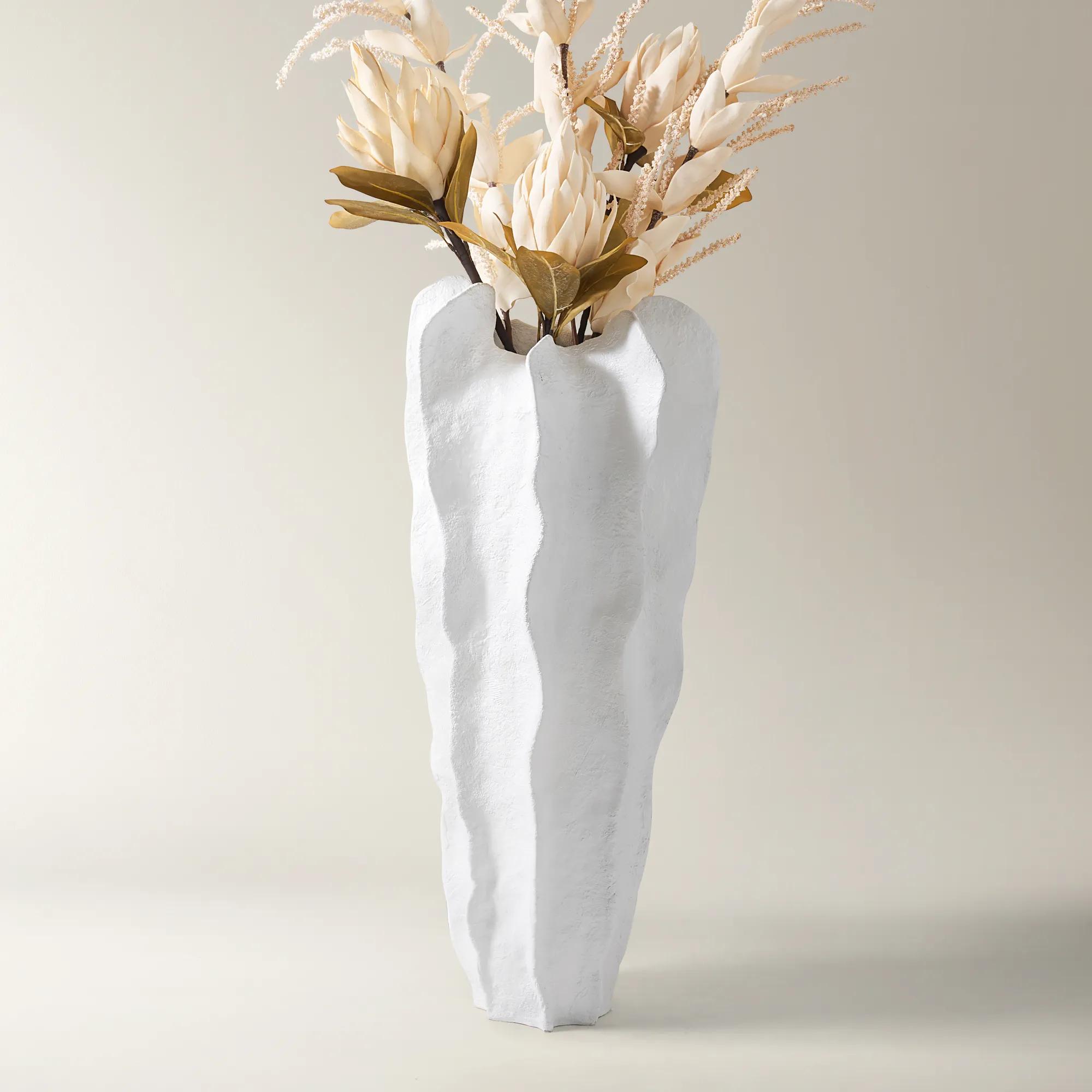 Playa Floor Vase - White