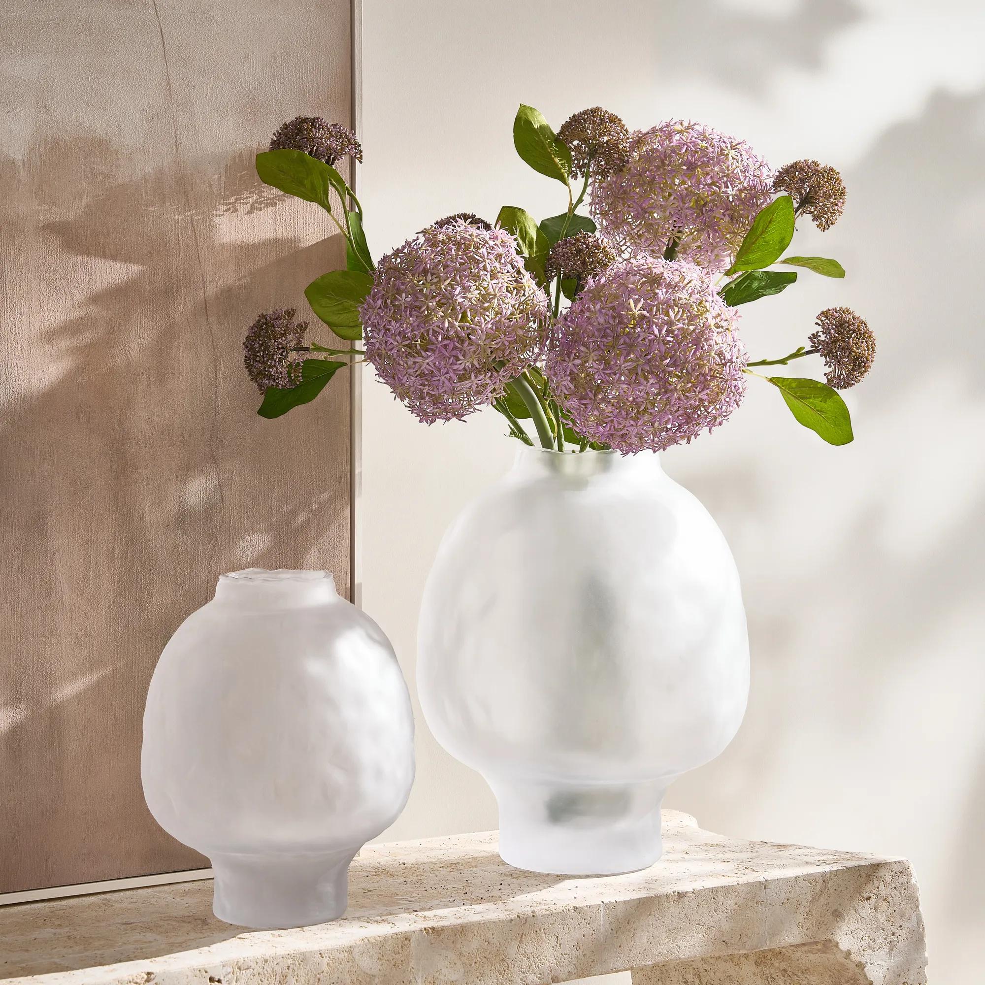 Frost Glass Vase