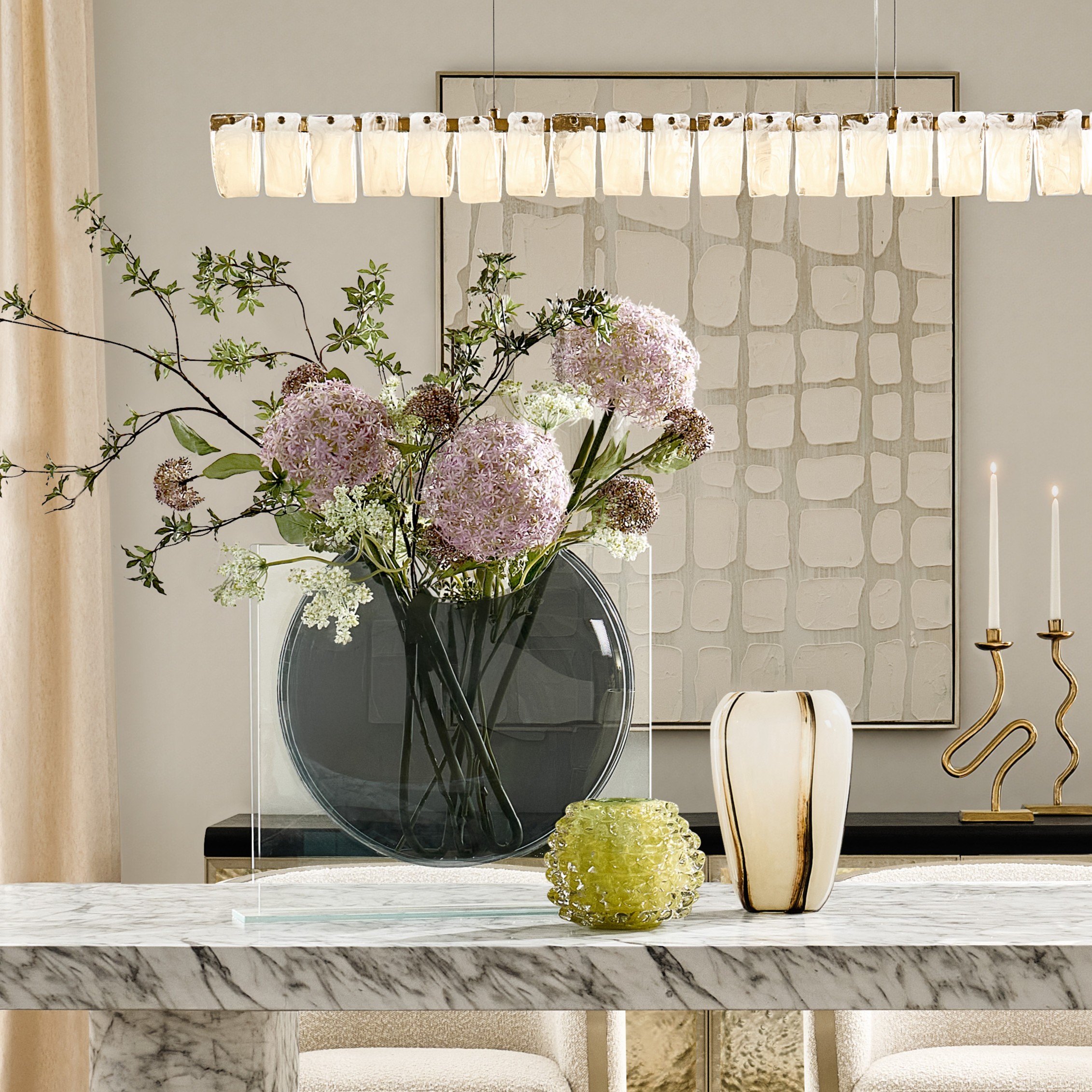 Ellipse Vase - Charcoal