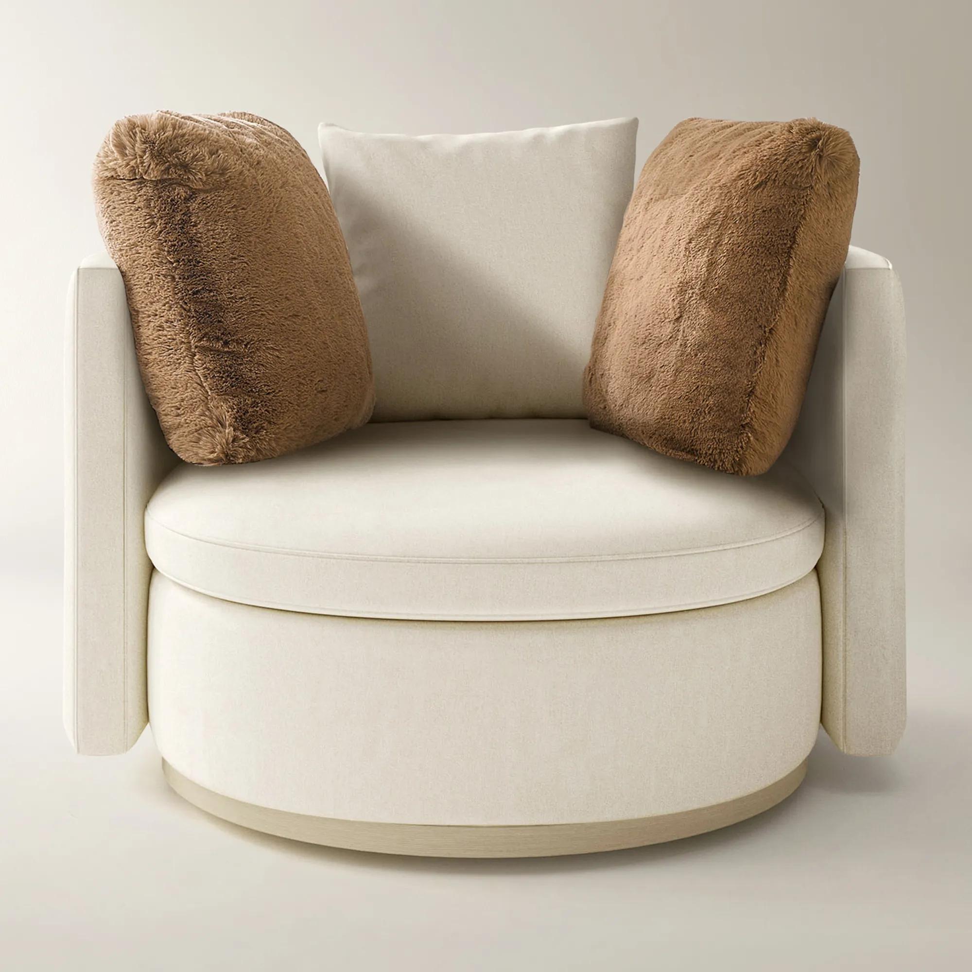 Stria Swivel Accent Chair