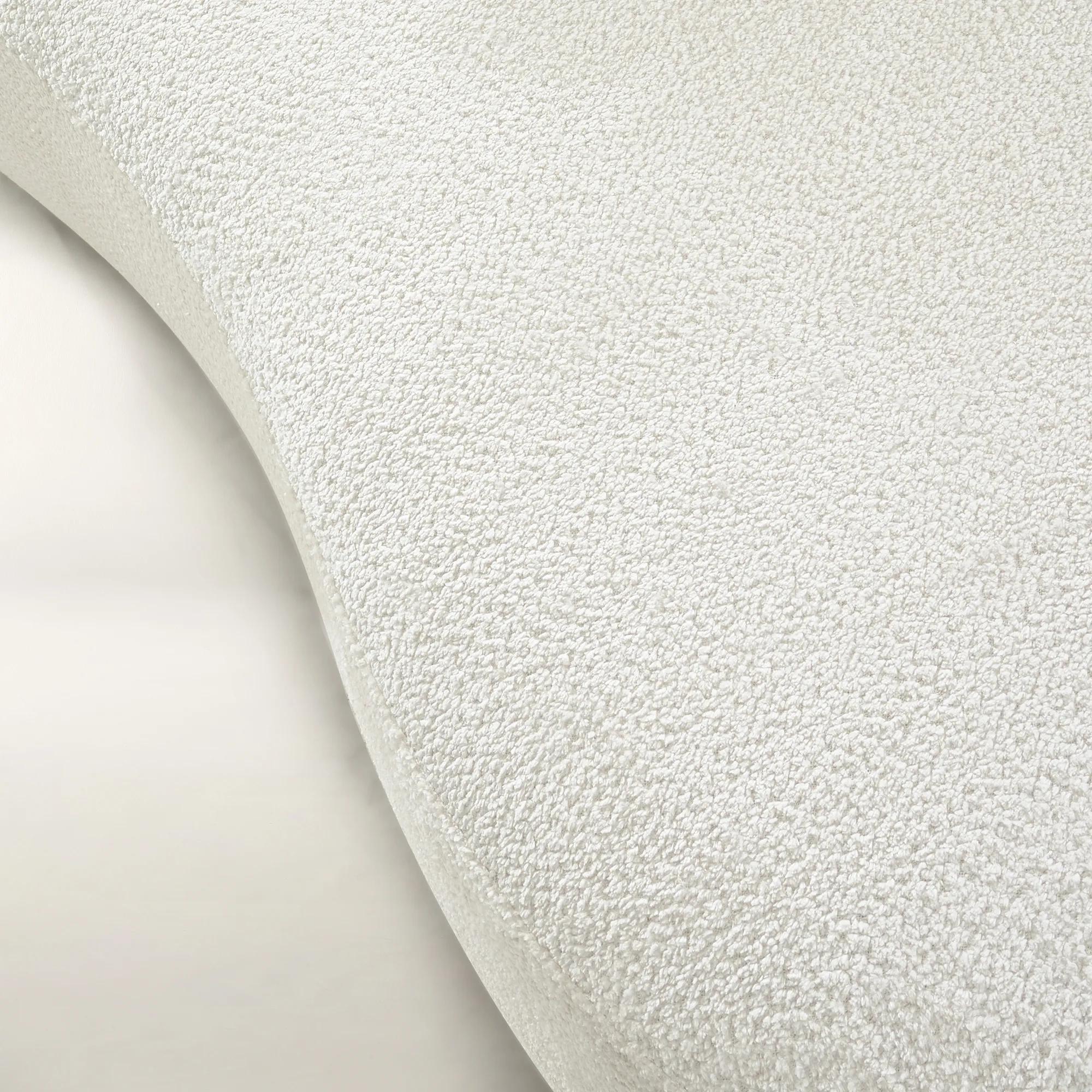 Irene Ivory Performance Chenille Chaise (87.5")